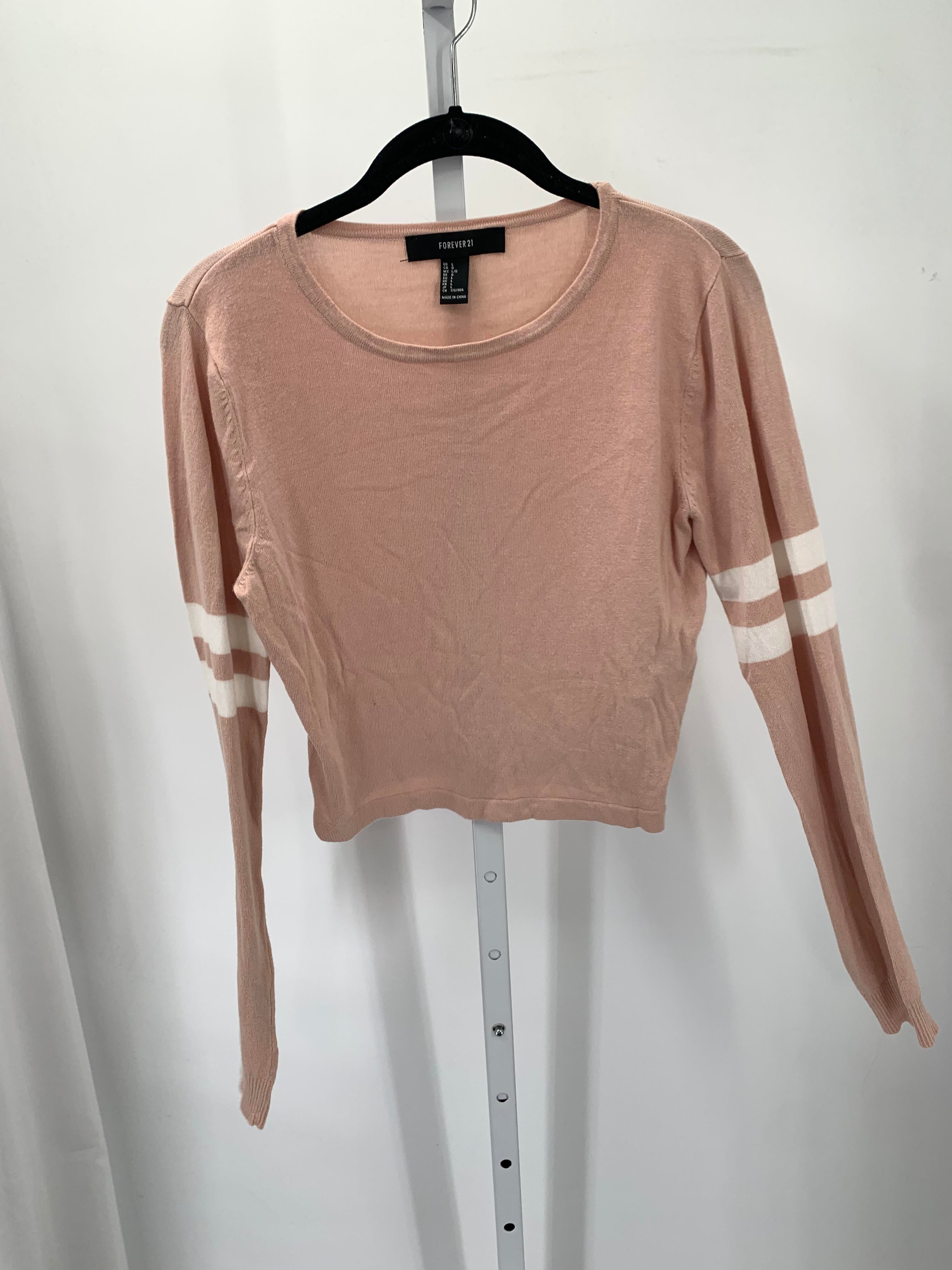 Forever 21 Size Large Juniors Long Sleeve Shirt