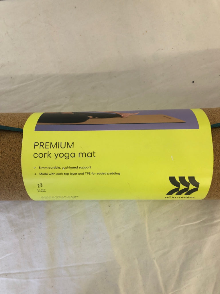 NIP PREMIUM CORK YOGA MAT.