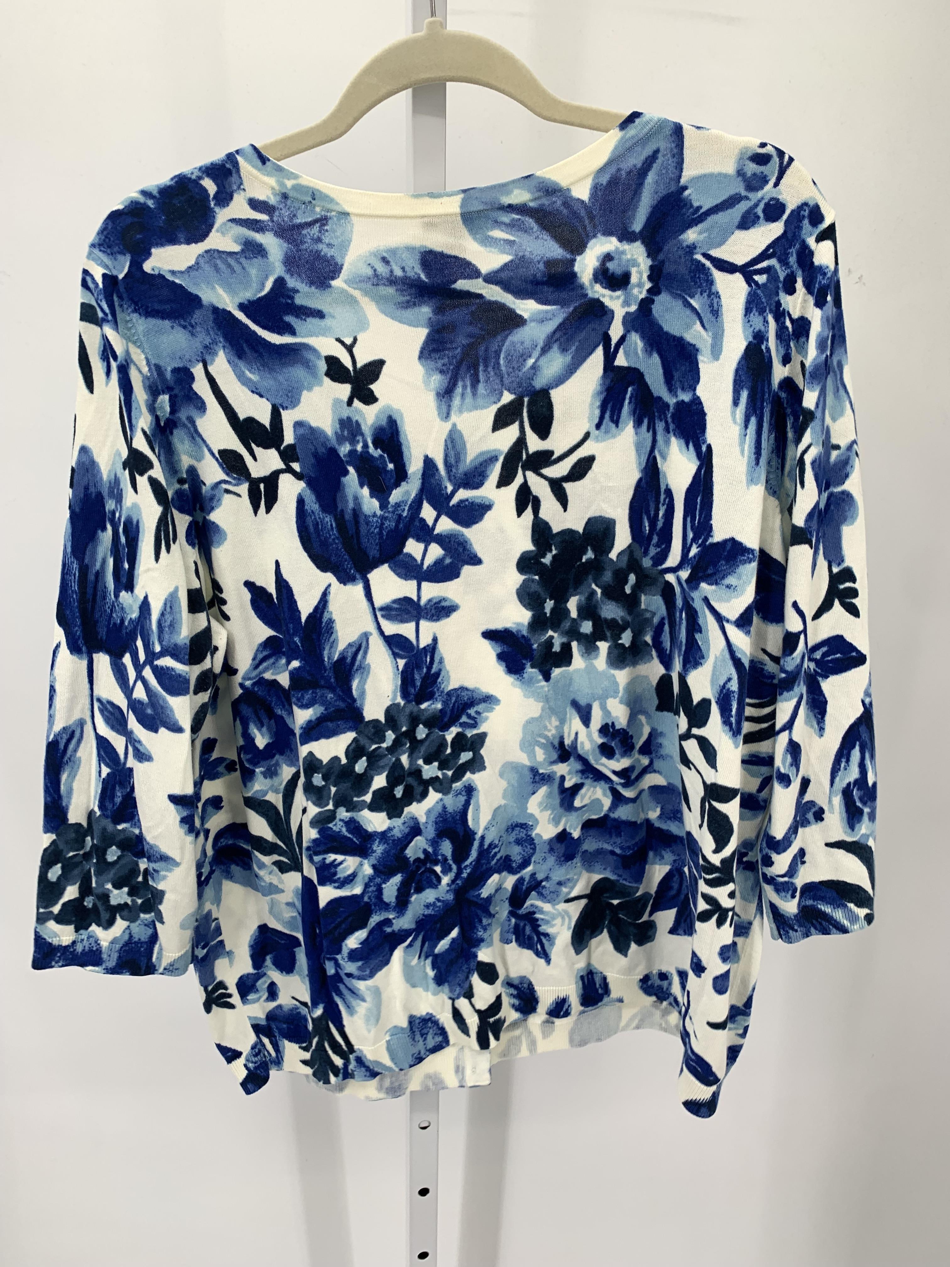 Talbots Size 2XP Womens 3/4 Sleeve Sweater
