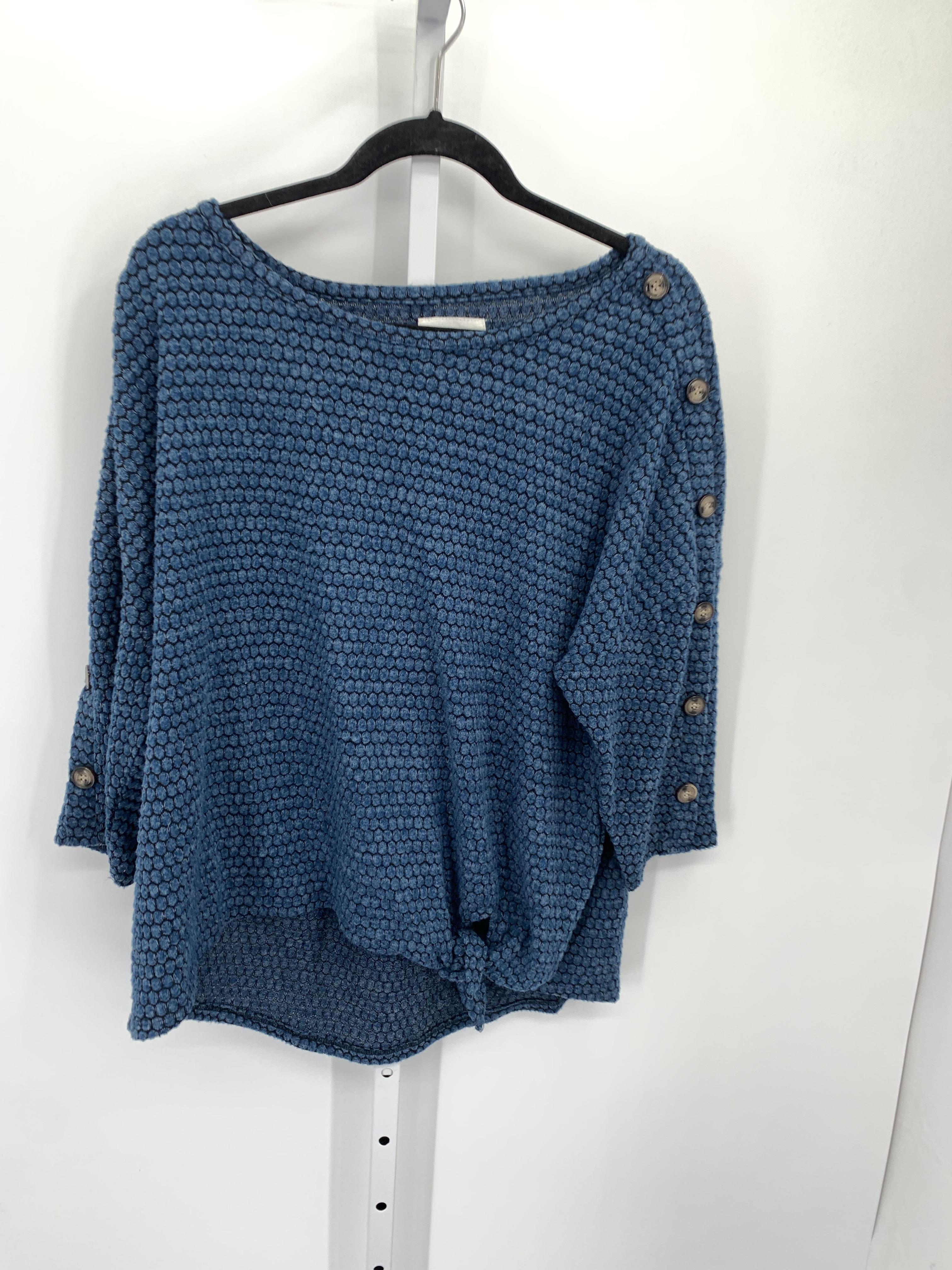 Size Large Misses 3/4 Sleeve Sweater