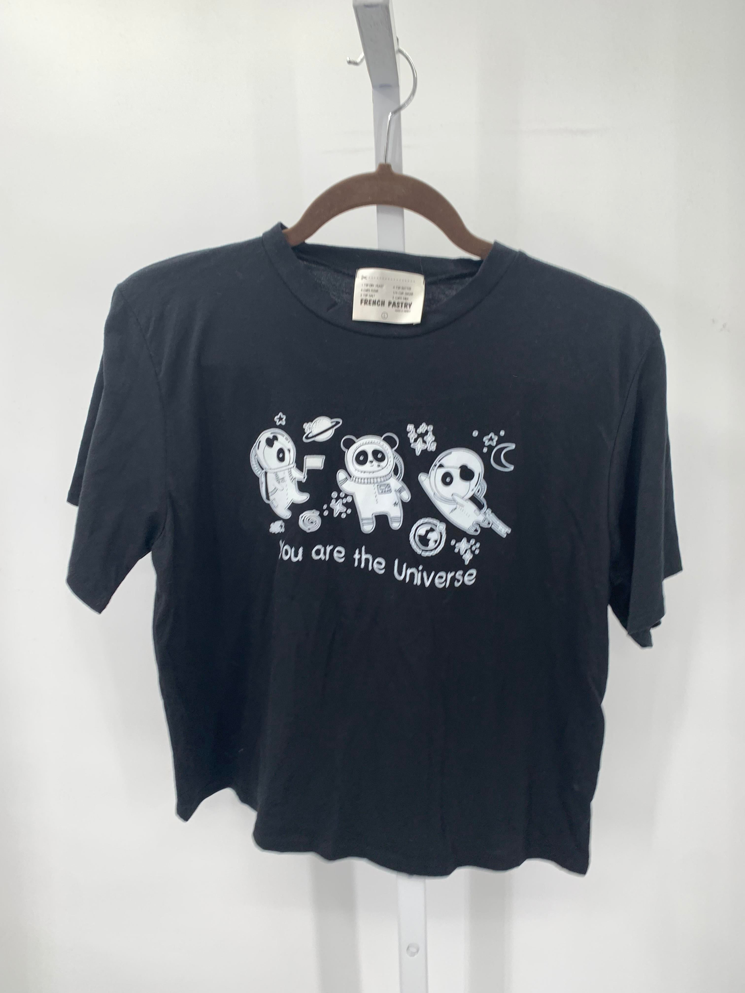Size Large Juniors Short Sleeve Shirt