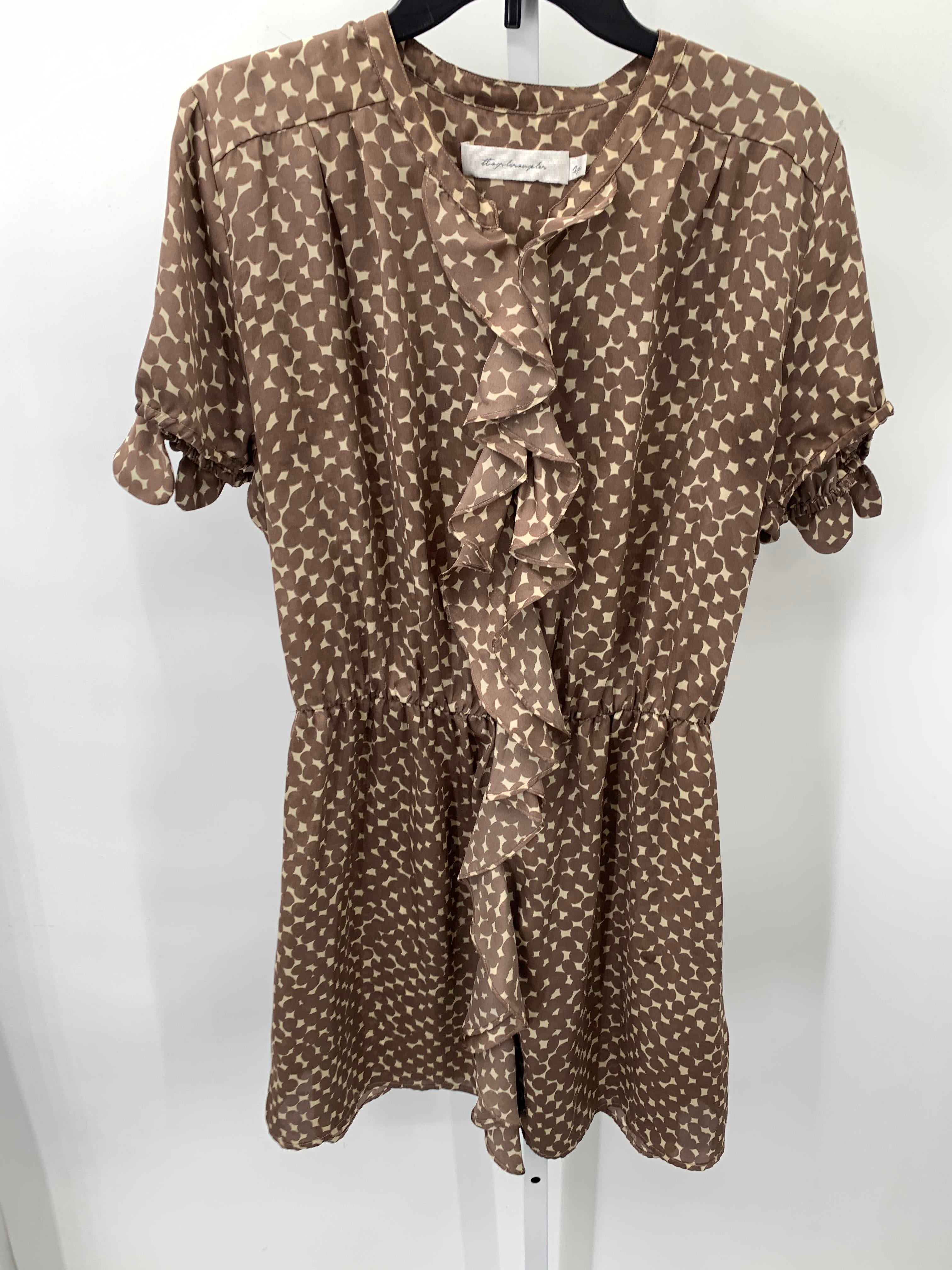 Size 1X Womens Short Sleeve Dress