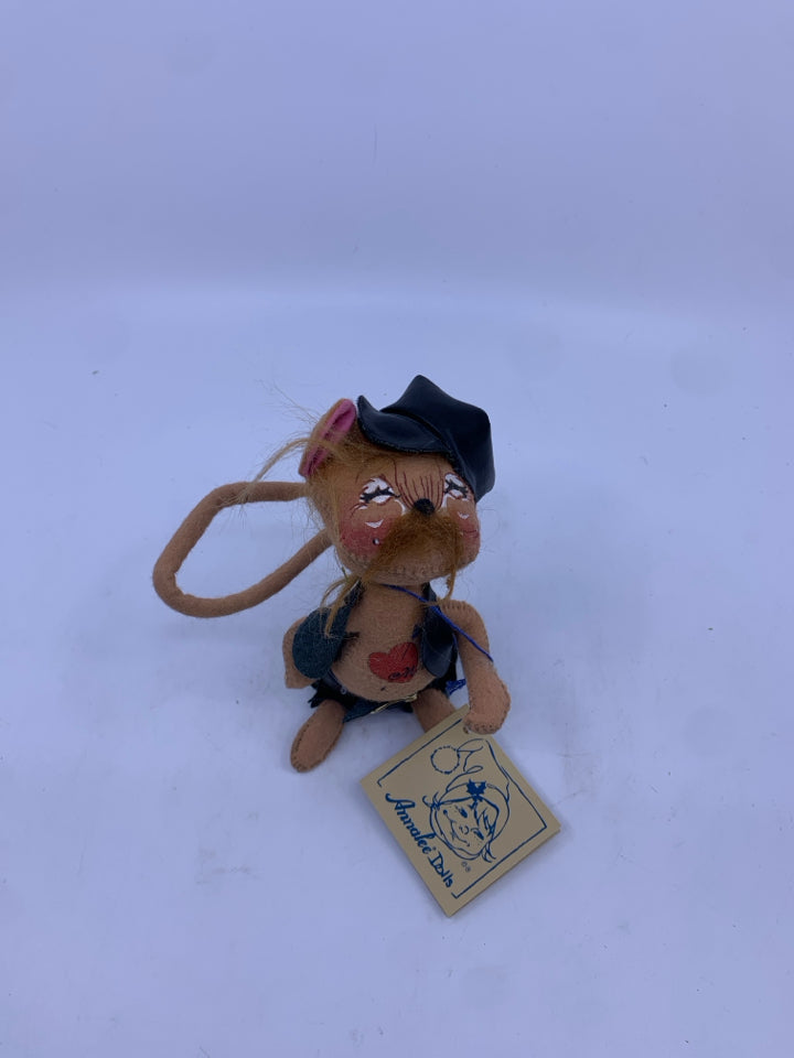 BIKER RAT ANNALEE DOLL.