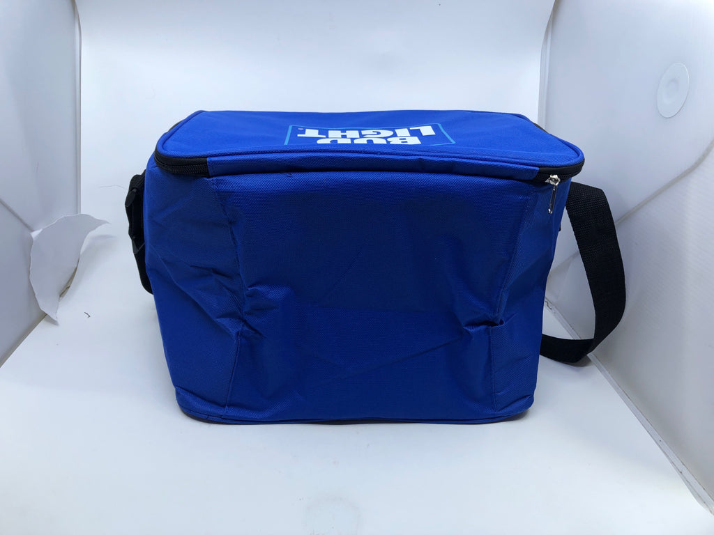 BUD LIGHT COOLER BAG W/SPEAKER.