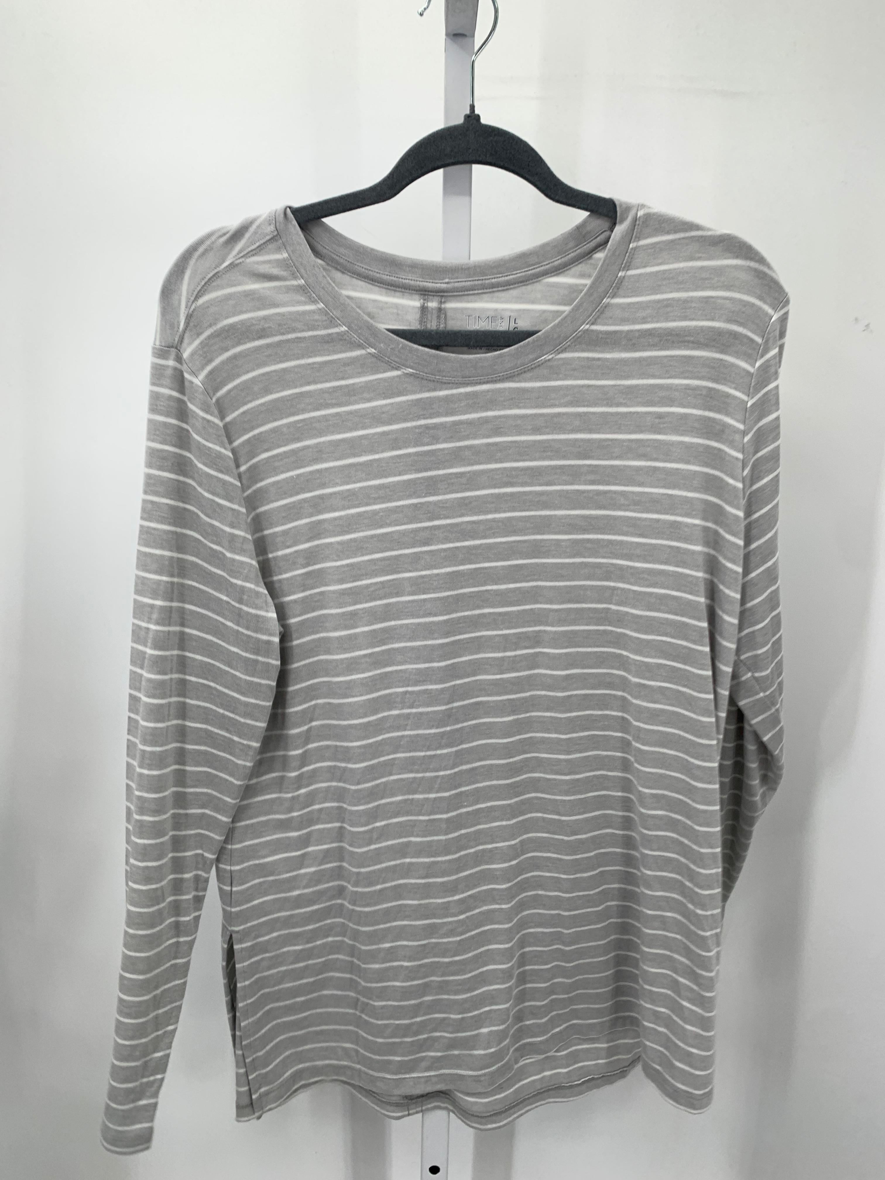 Time and Tru Size Large Misses Long Sleeve Shirt