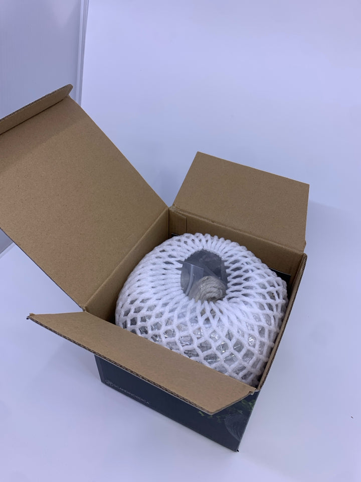 NIB DISCO BALL HANGING PLANTER.