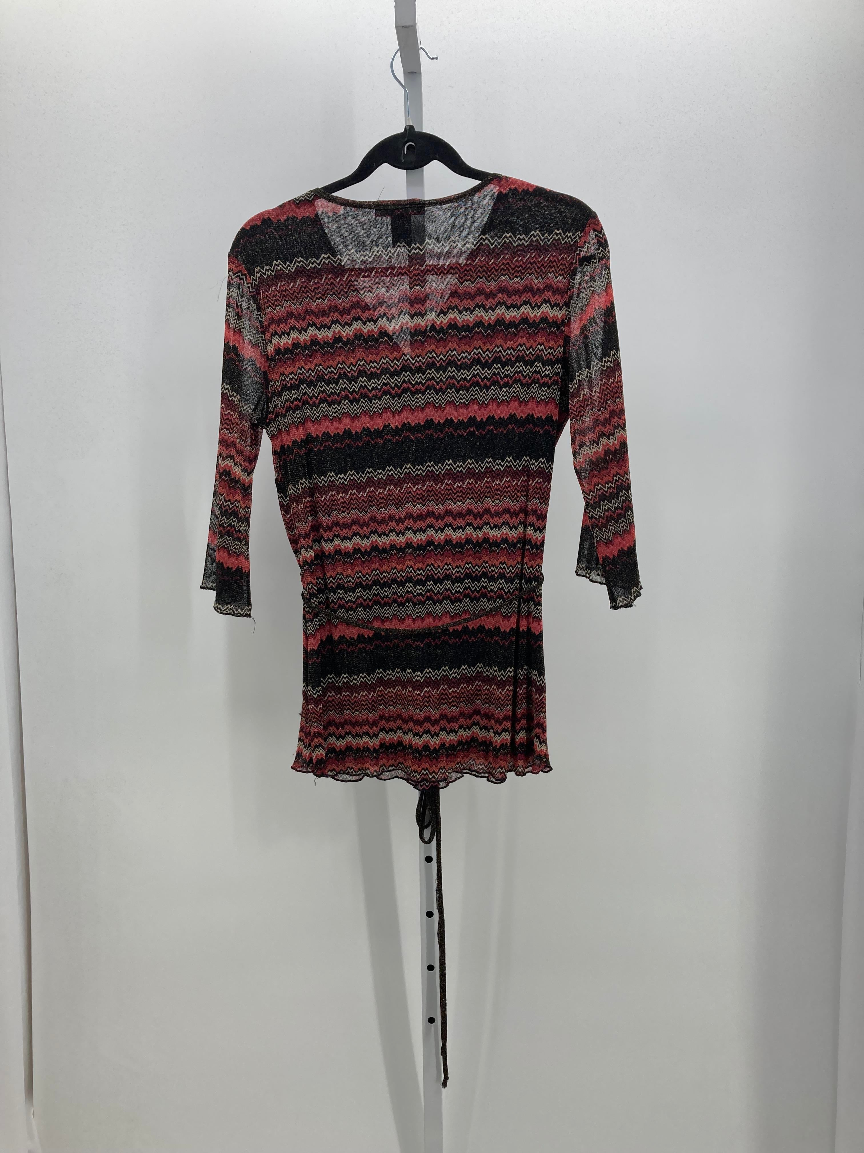 Willi Smith Size Medium Misses 3/4 Sleeve Shirt