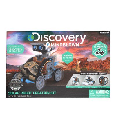 Discovery #Mindblown Solar Robot Creation STEM Science Kit 190pc -