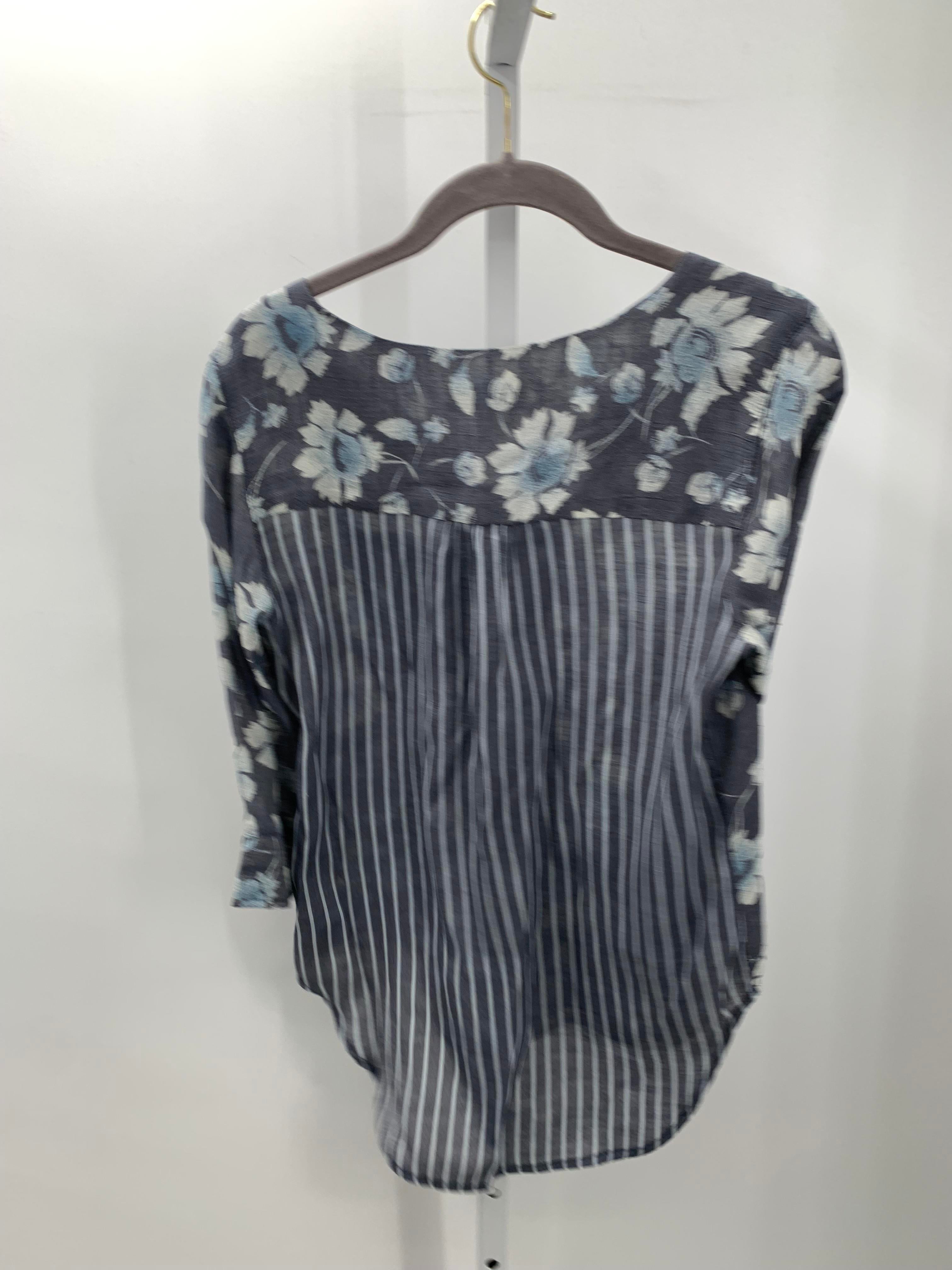 Christopher & Banks Size Small Petite Petite 3/4 Sleeve Shirt