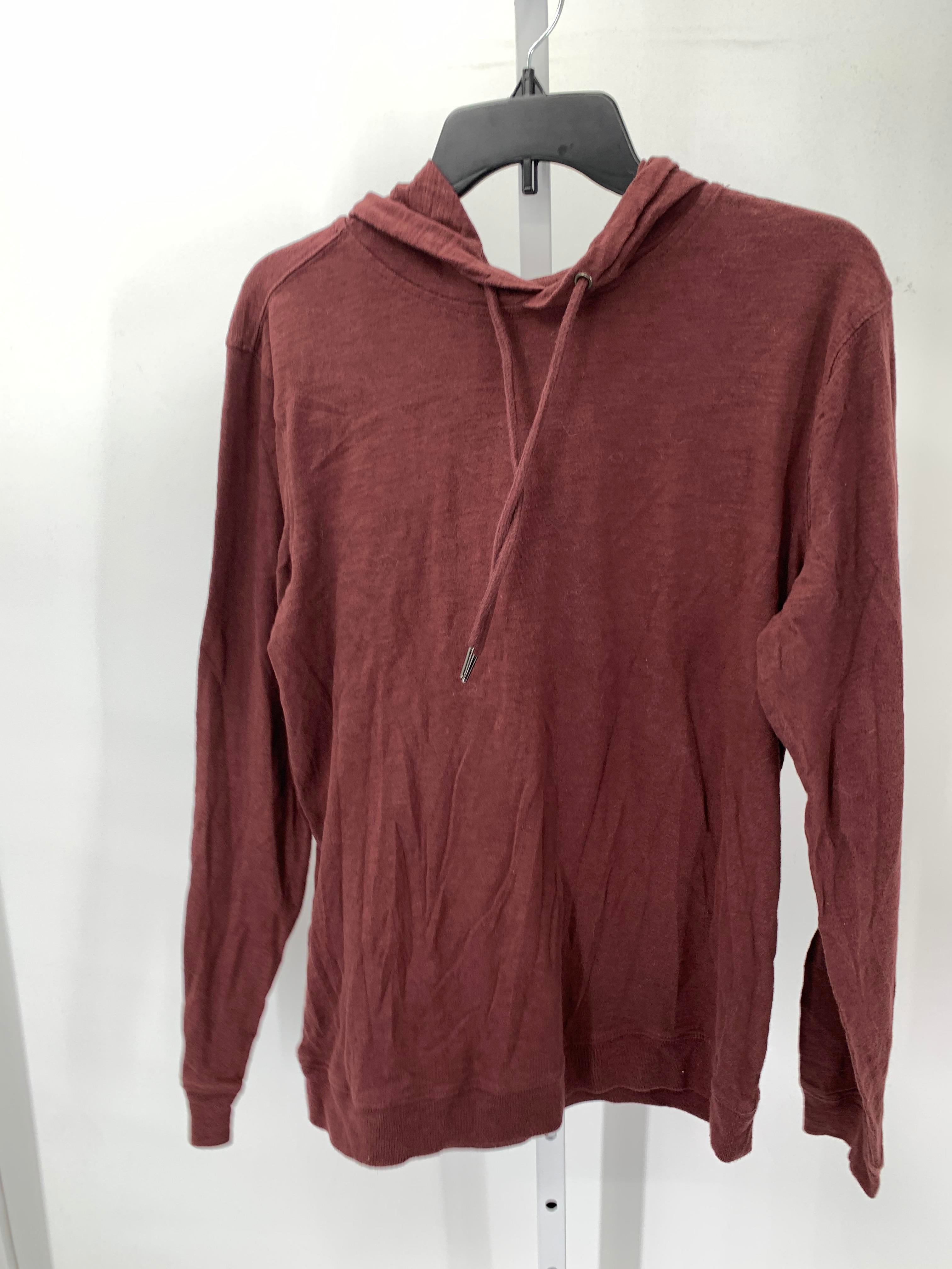HOODED VNECK KNIT