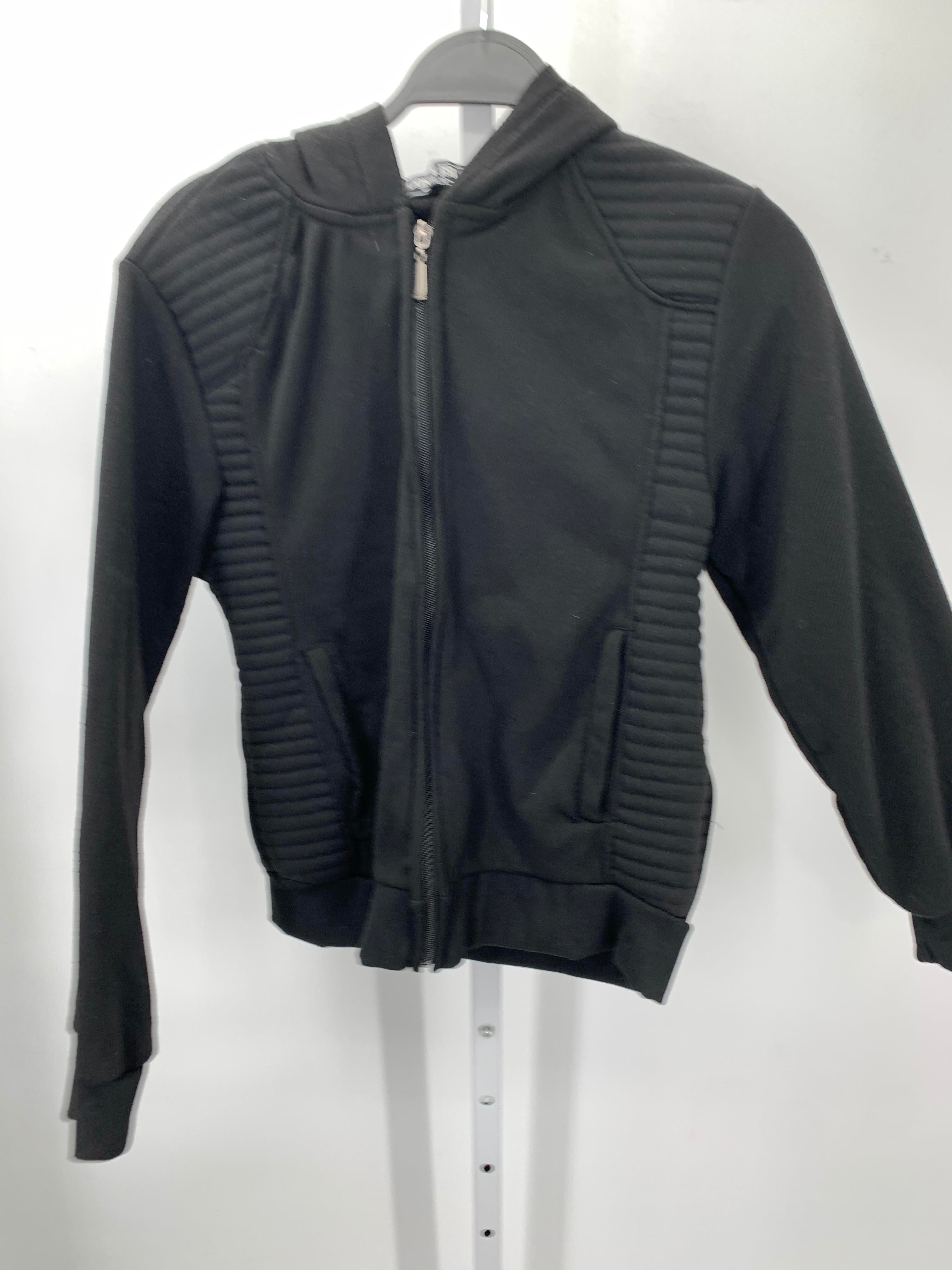 HOODED ZIP KNIT.