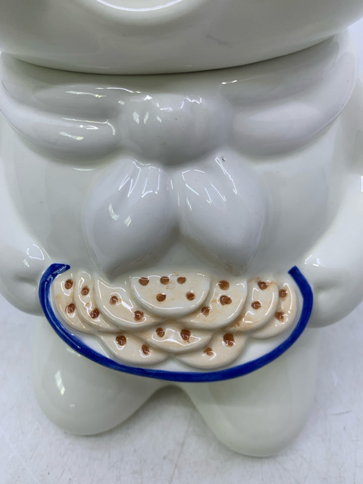 VTG PILLSBURY DOUGHBOY CERAMIC COOKIE JAR 1997 BENJAMIN & MEDWIN.