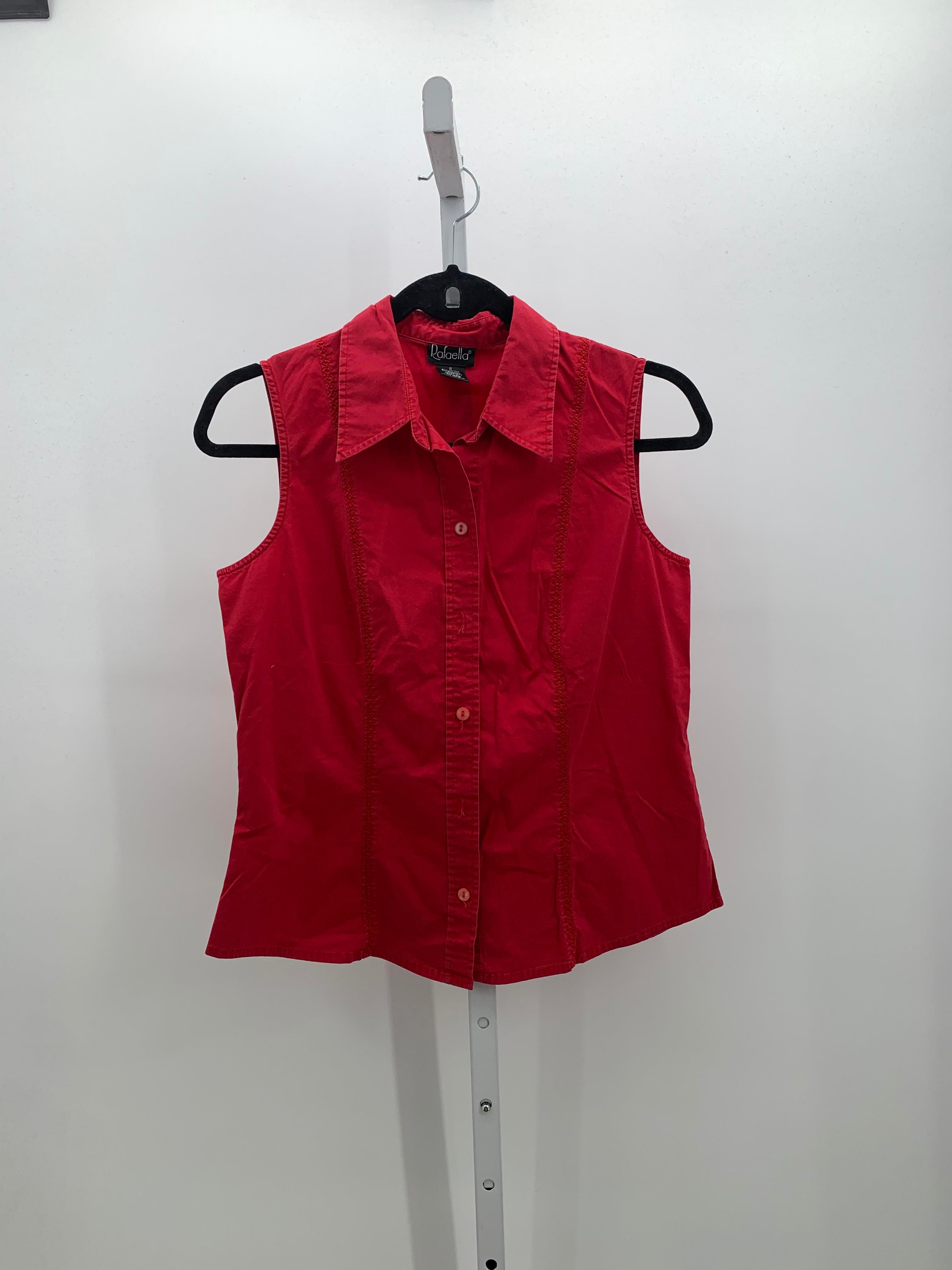 Rafaella Size 8 Misses Sleeveless Shirt