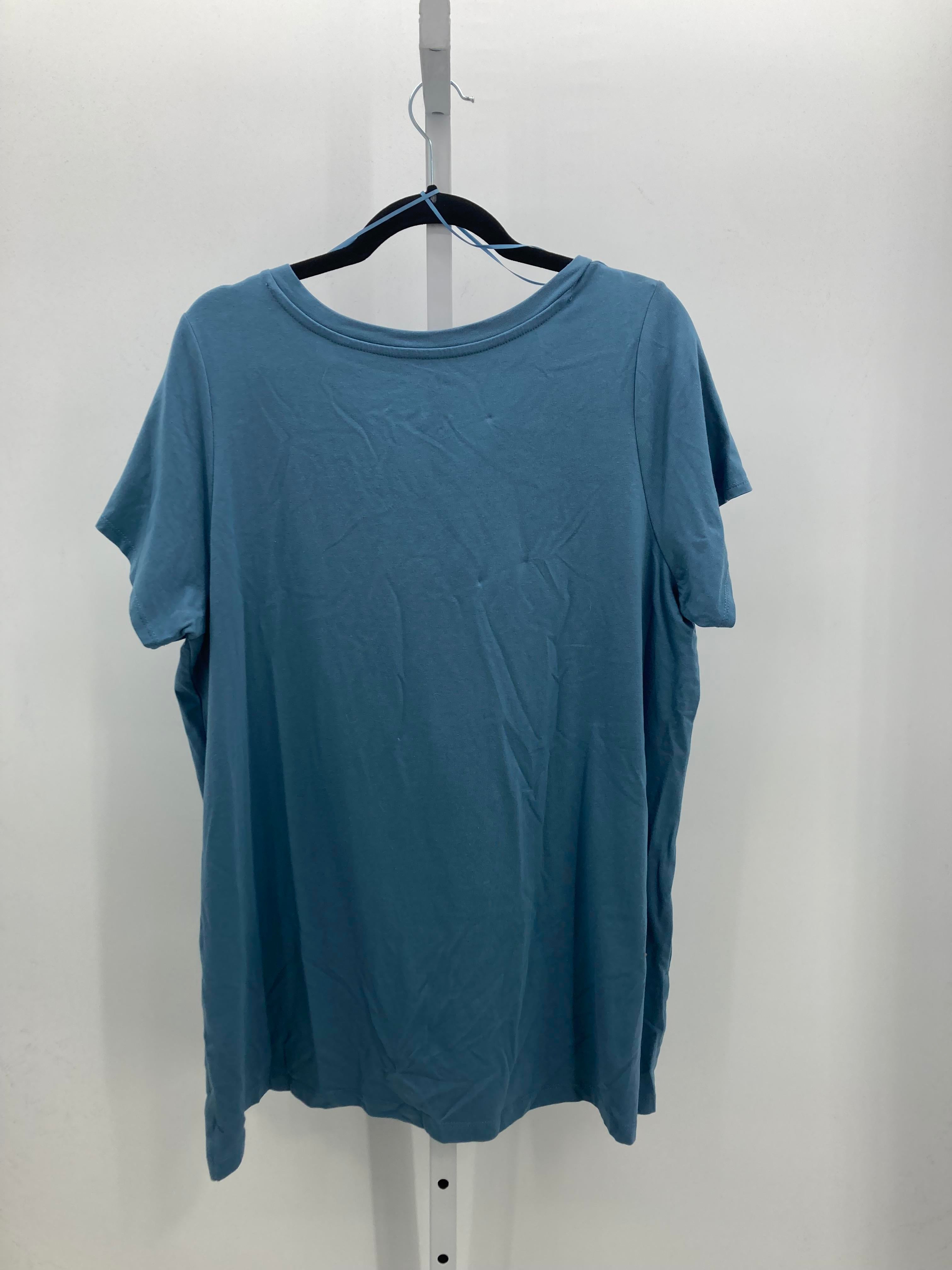 Jones New York Size 1X Womens Short Sleeve Shirt