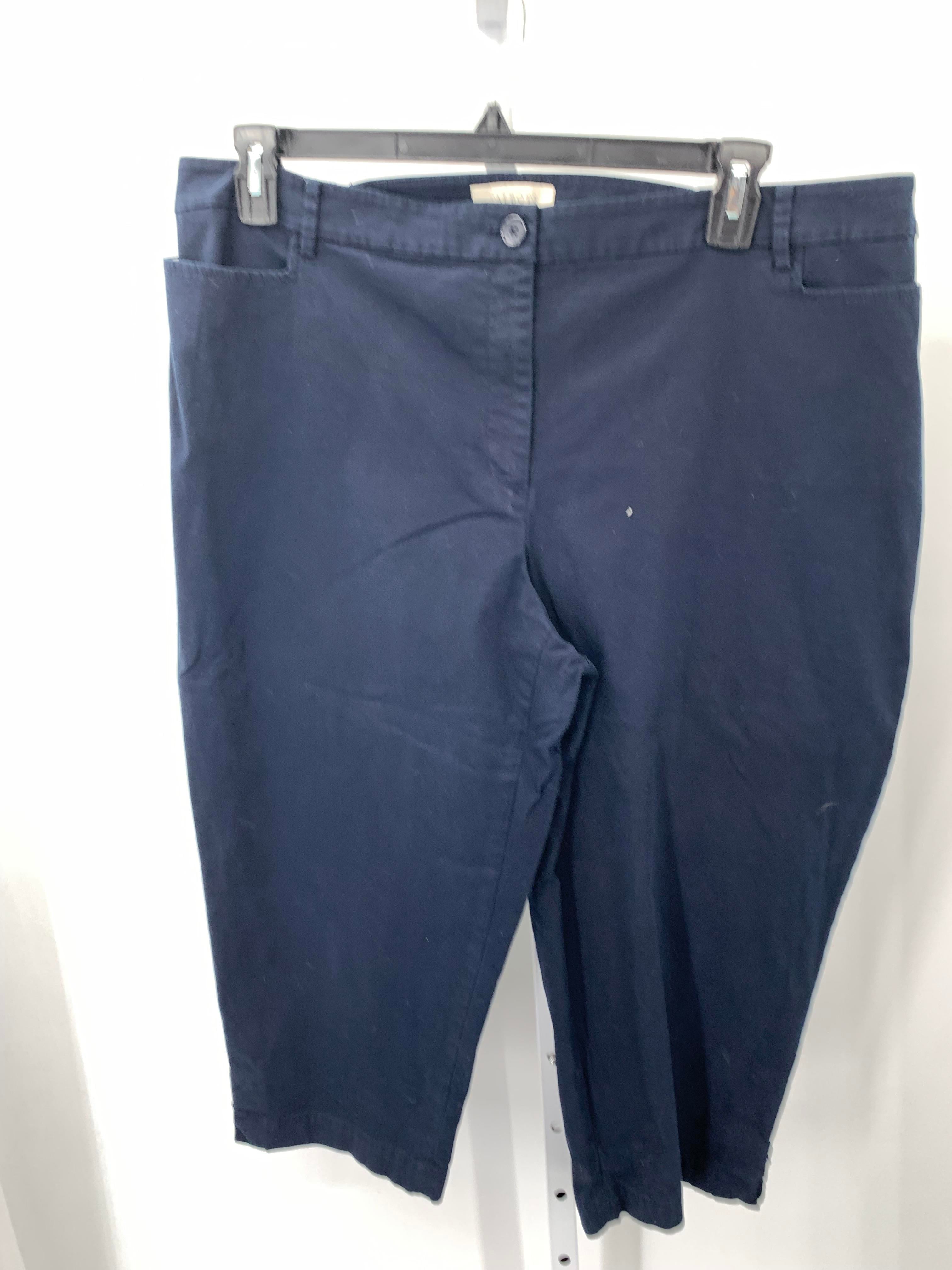 Talbots Size 20W Womens Capri Pants