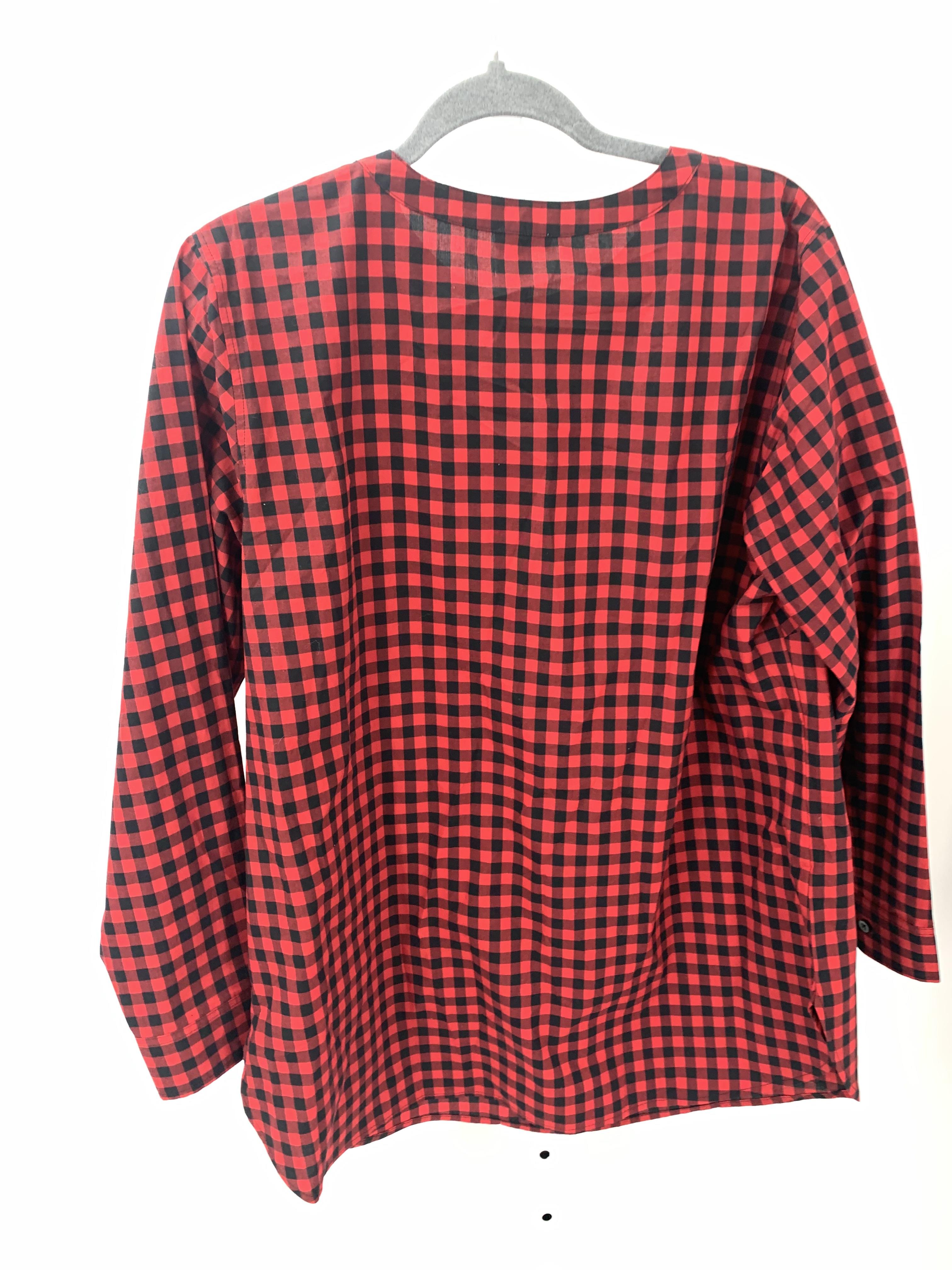 Talbots Size 1X Womens Long Sleeve Shirt