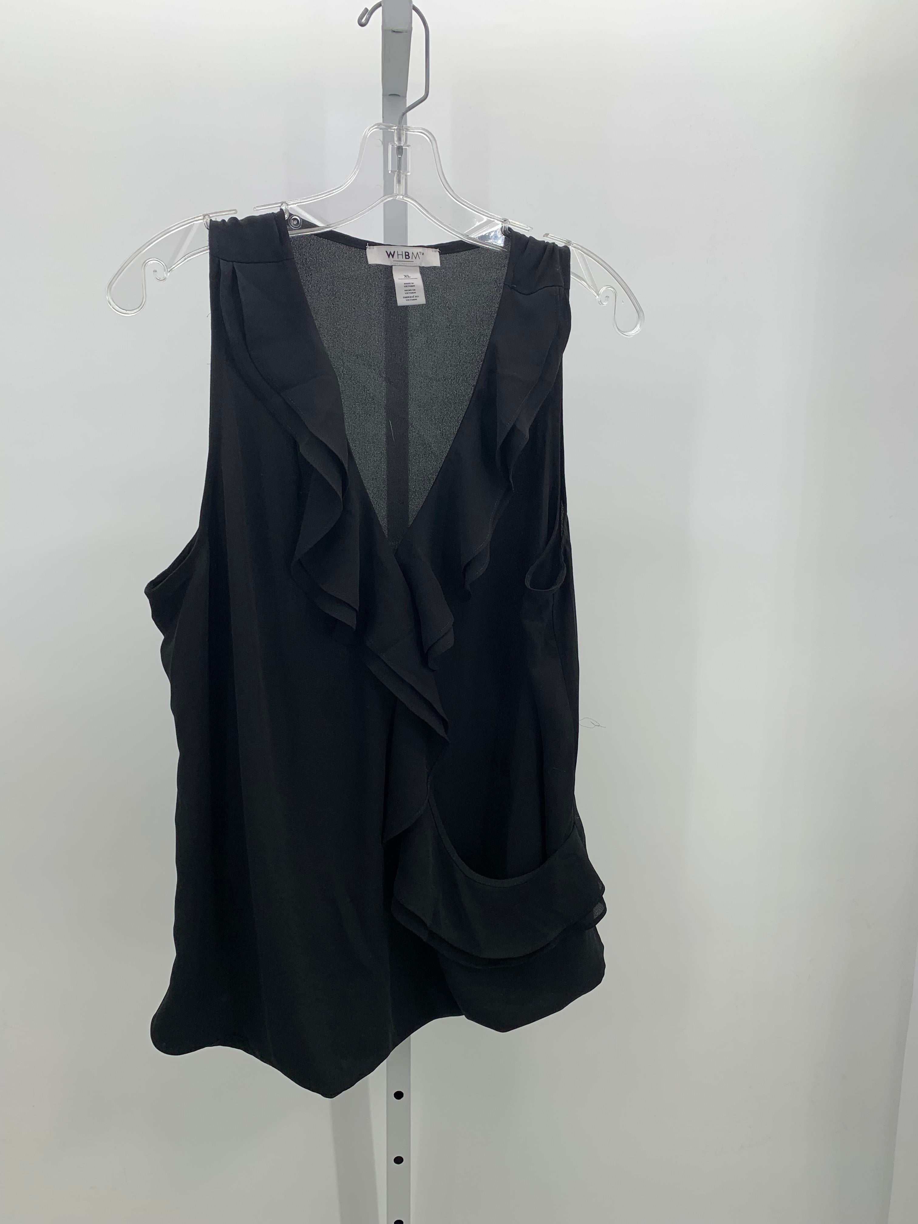 White House Black Size Extra Large Misses Sleeveless Shirt