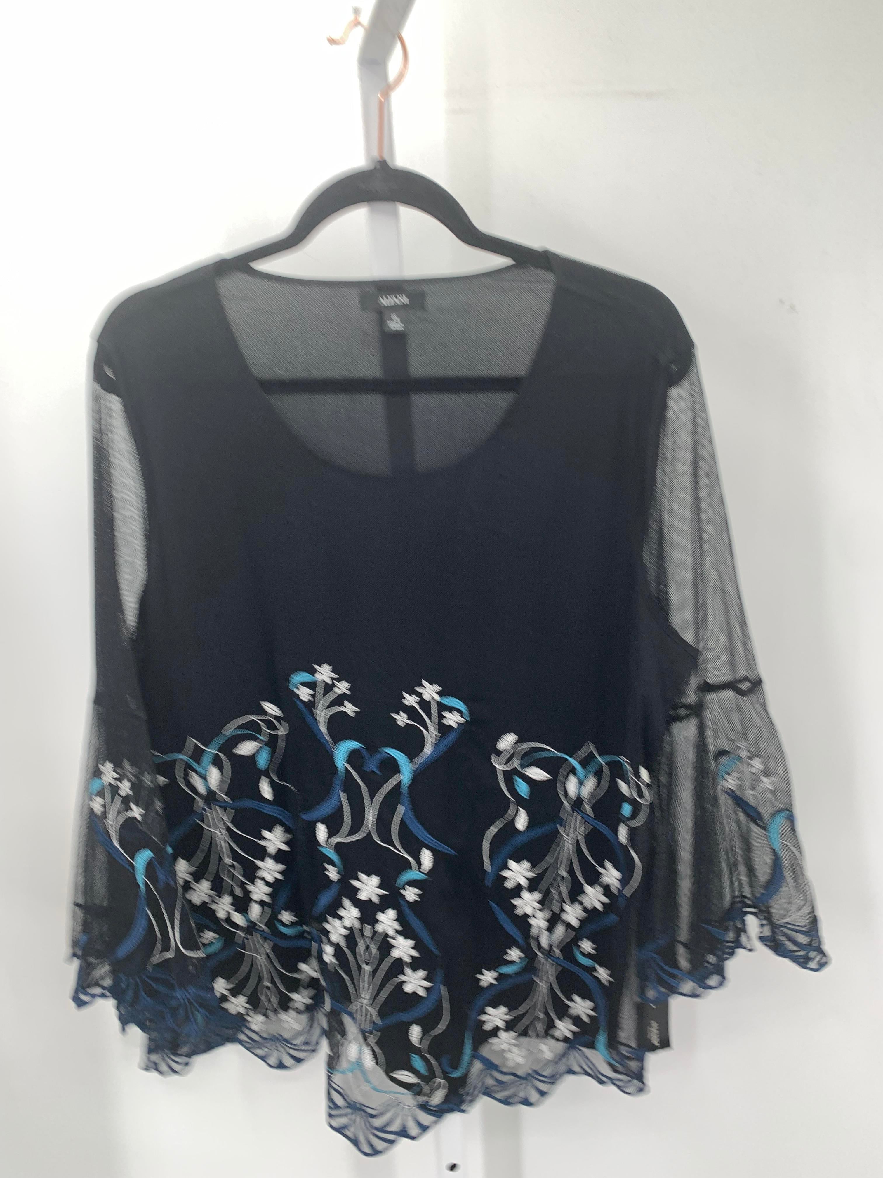 Alfani Size 2X Womens Long Sleeve Shirt