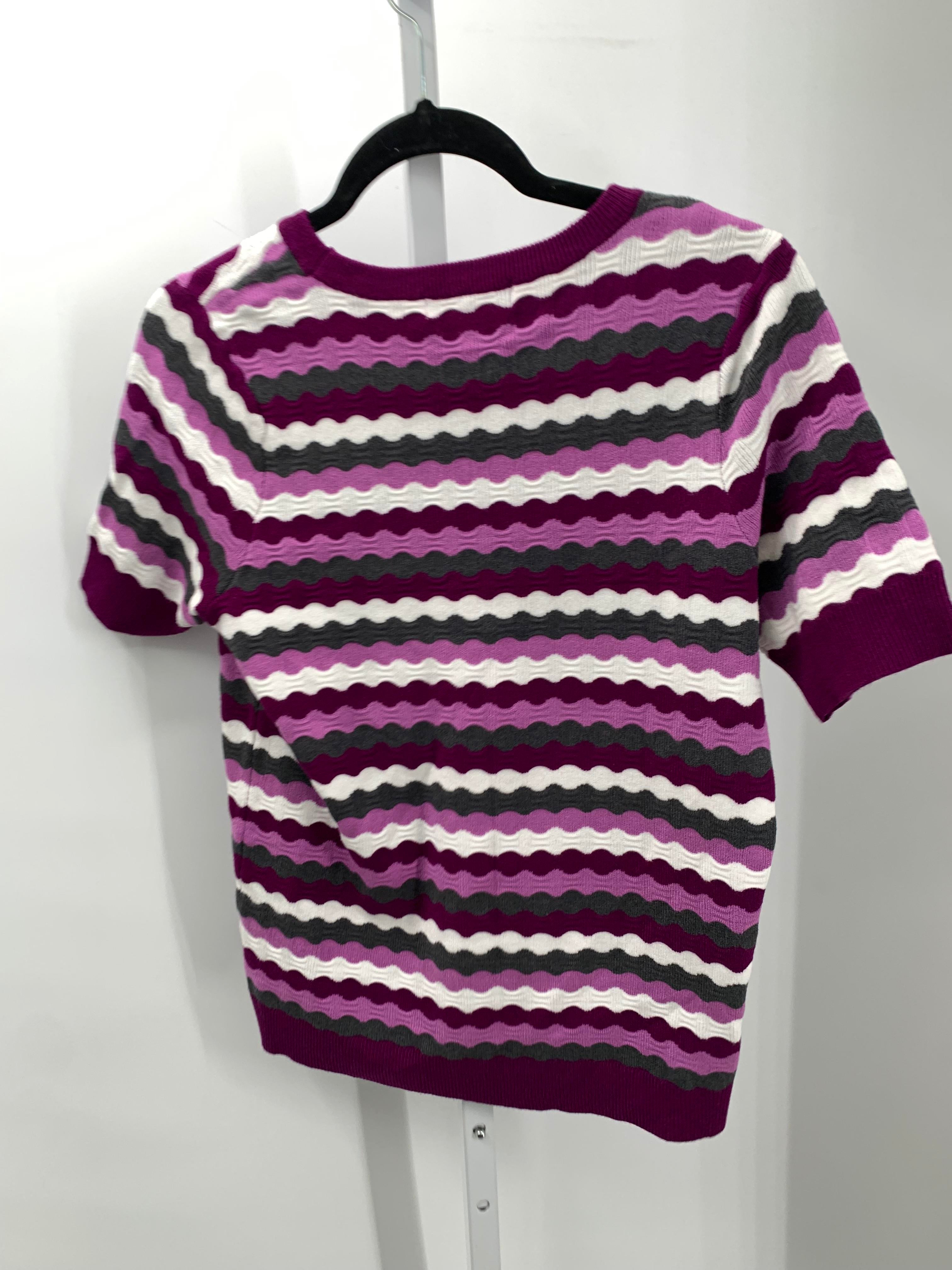 Liz Claiborne Size Medium Misses Short Slv Sweater