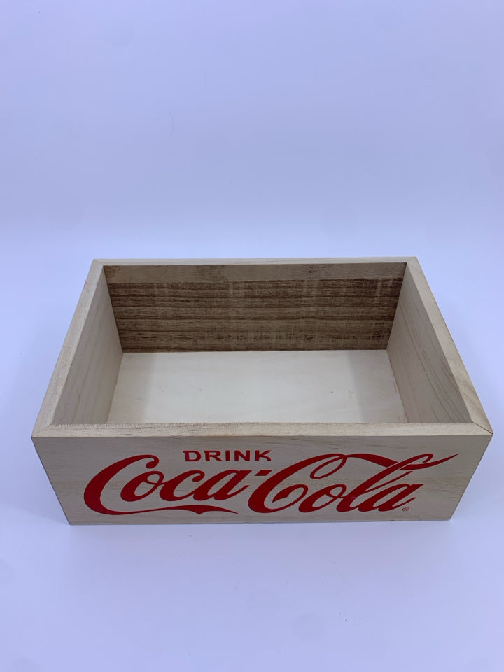 WOOD COCA-COLA STORAGE CRATE.
