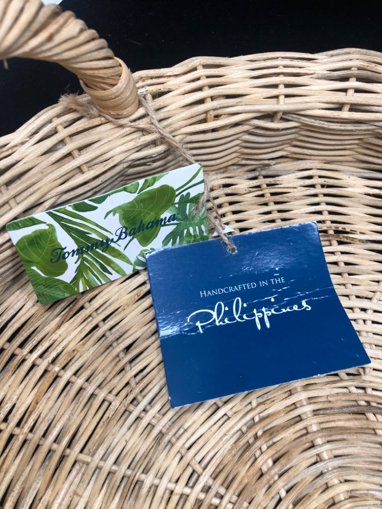NWT WICKER TRAY  - TOMMY BAHAMA.