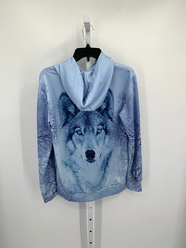 WOLF HOODED KNIT.