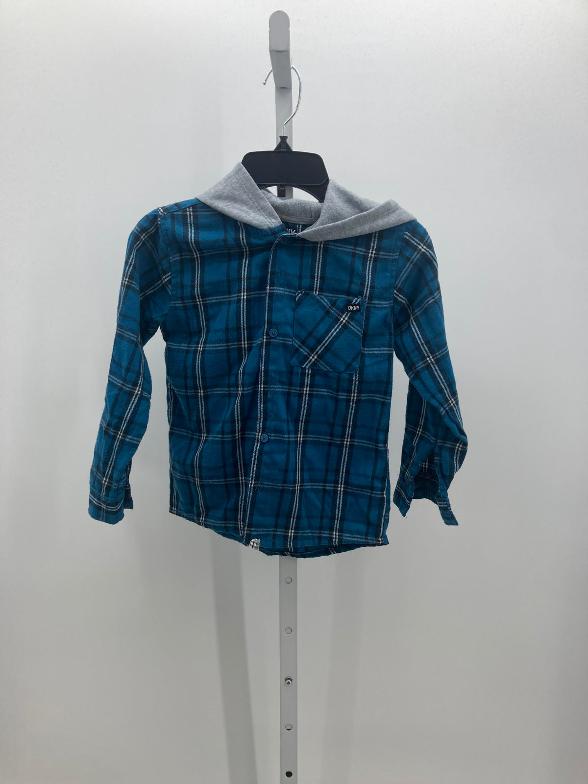 PLAID HOODED