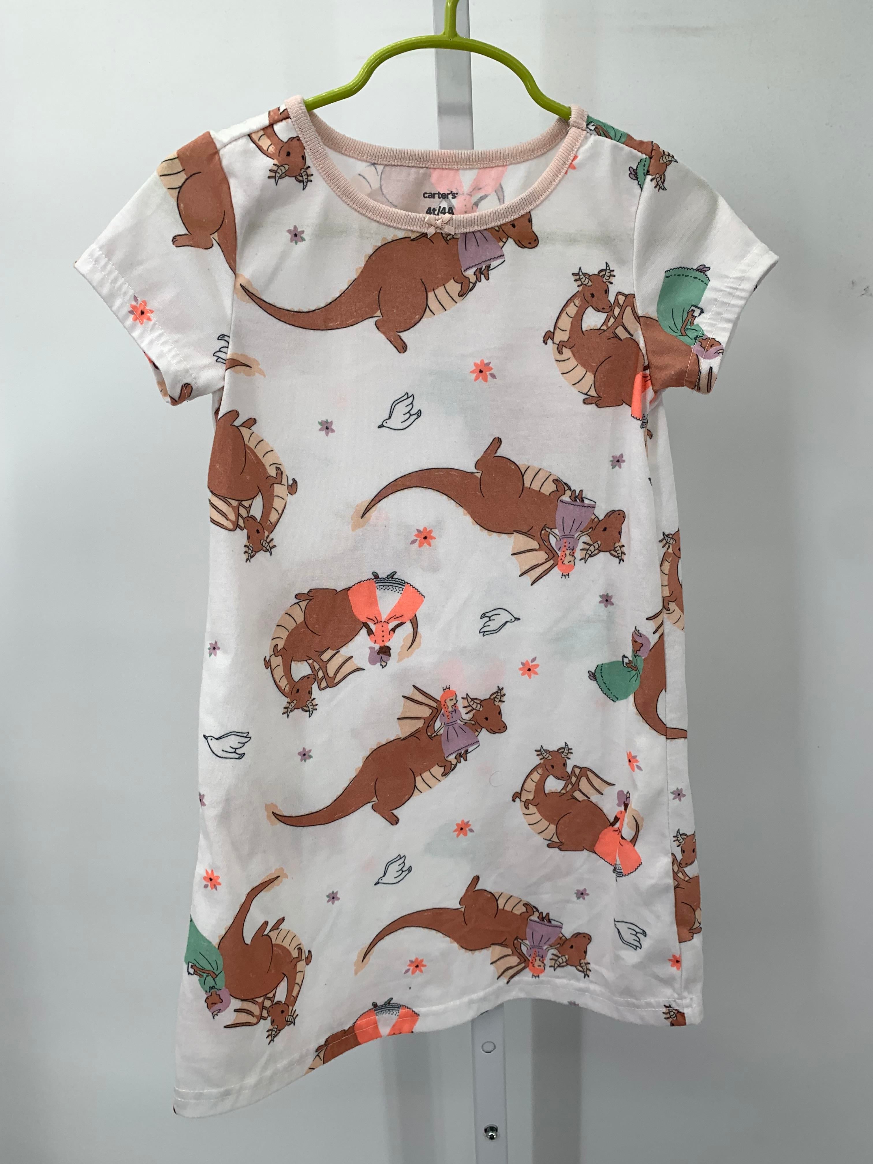 Carters Size 4T Girls Nightgown