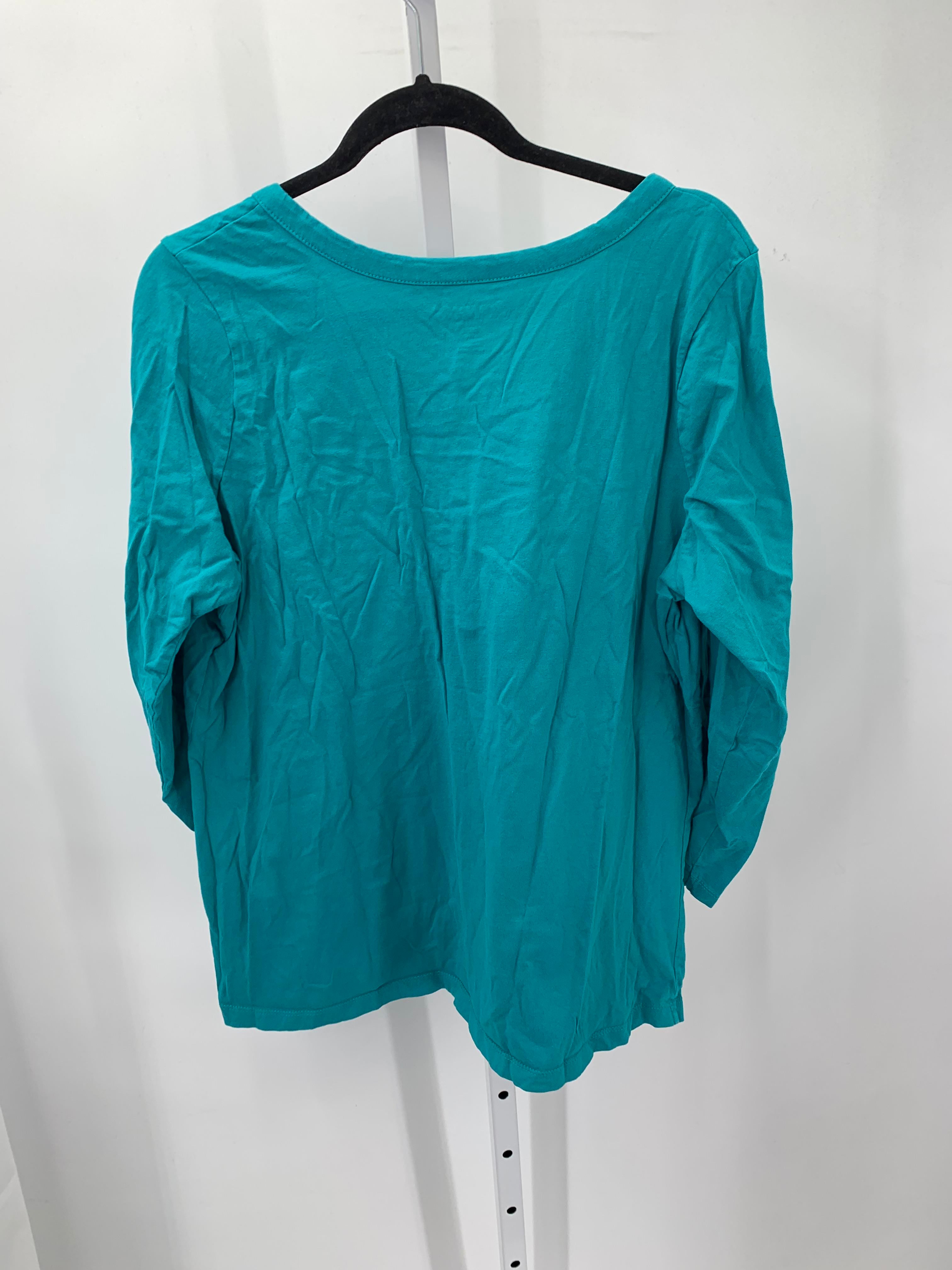 Roaman's Size 18/20 W Womens Long Sleeve Shirt