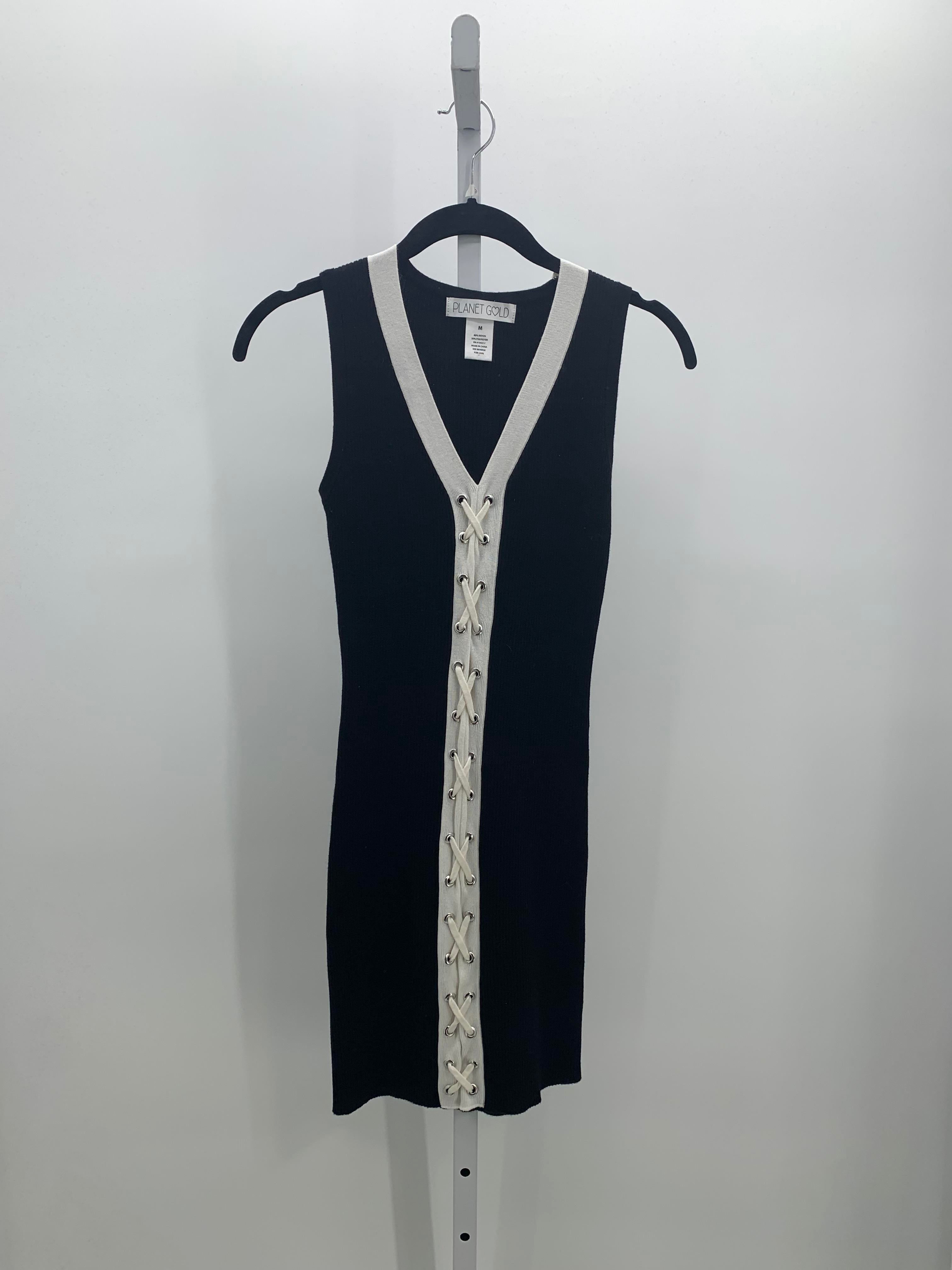 Planet Gold Size Medium Juniors Sleeveless Dress