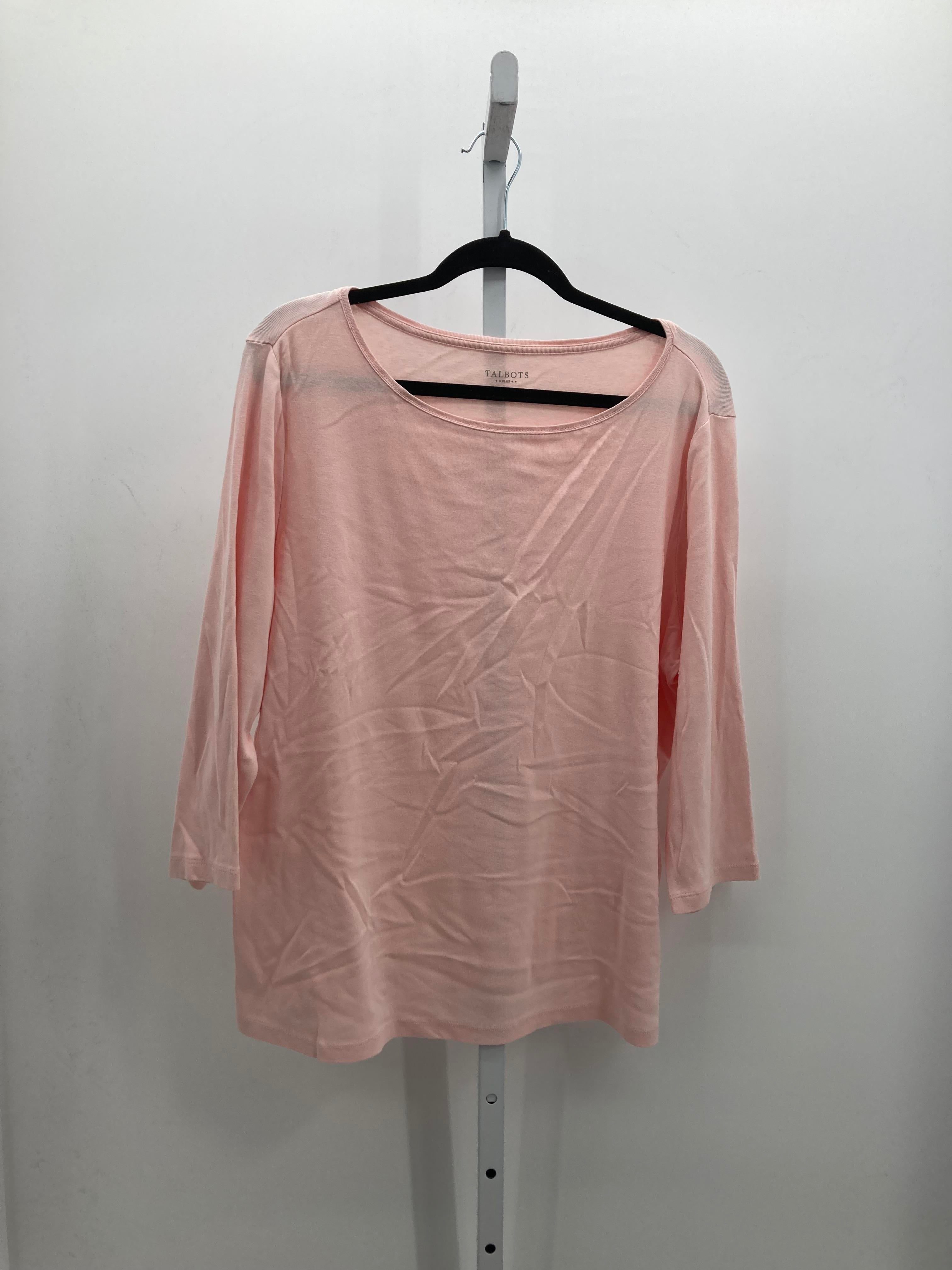 Talbots Size 2X Womens 3/4 Sleeve Shirt