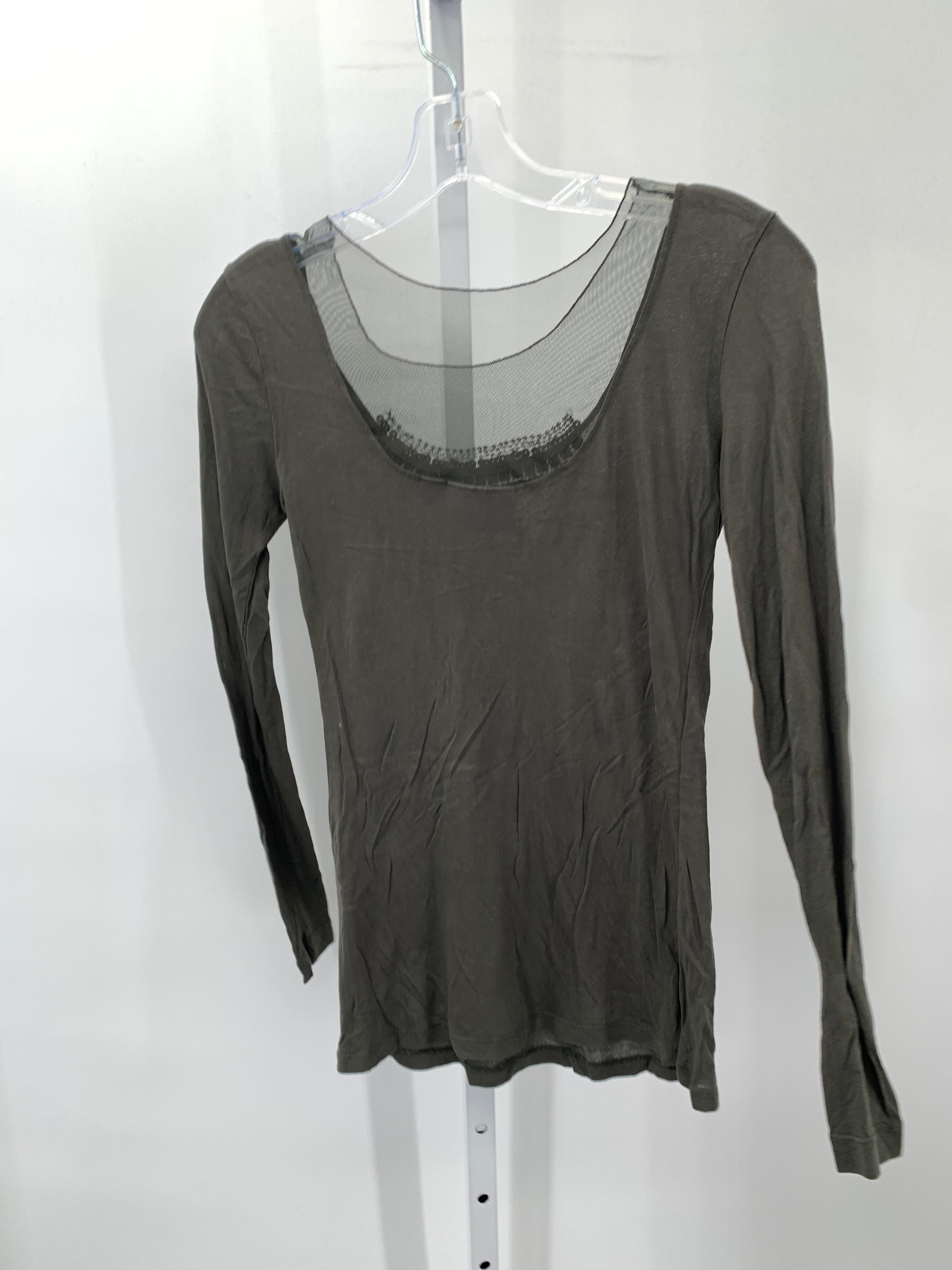Vera Wang Size X Small Petite Petite Long Sleeve Shirt