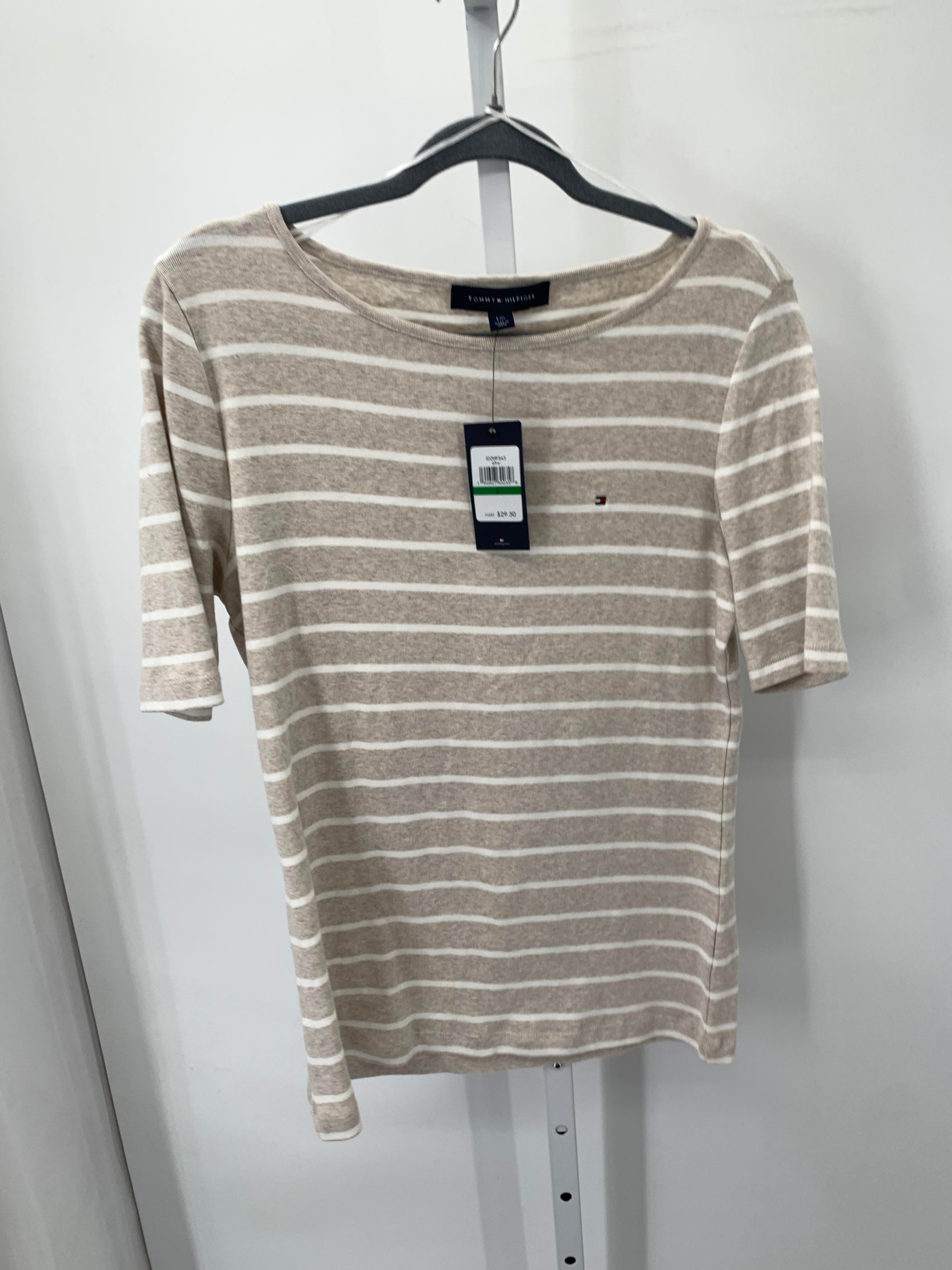 Tommy Hilfiger Size Large Misses Short Sleeve Shirt