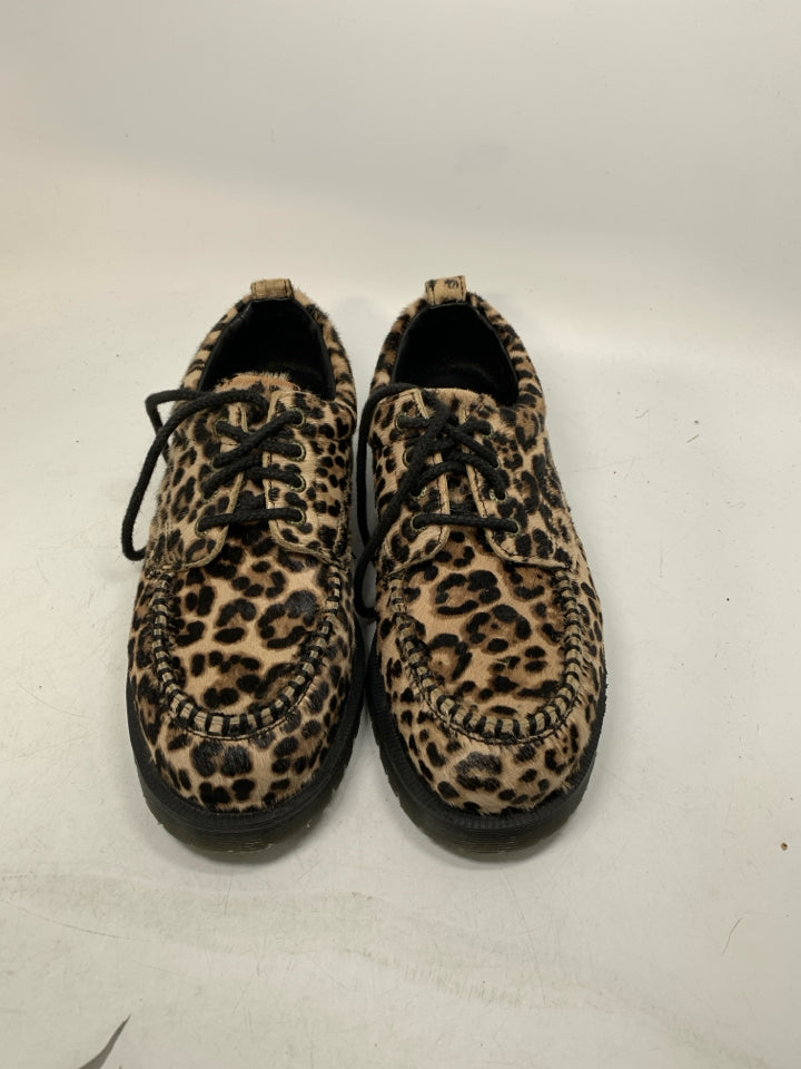 Dr Doc Martens Lowell Archive Leopard Shoes (Men-8, Wom-9)