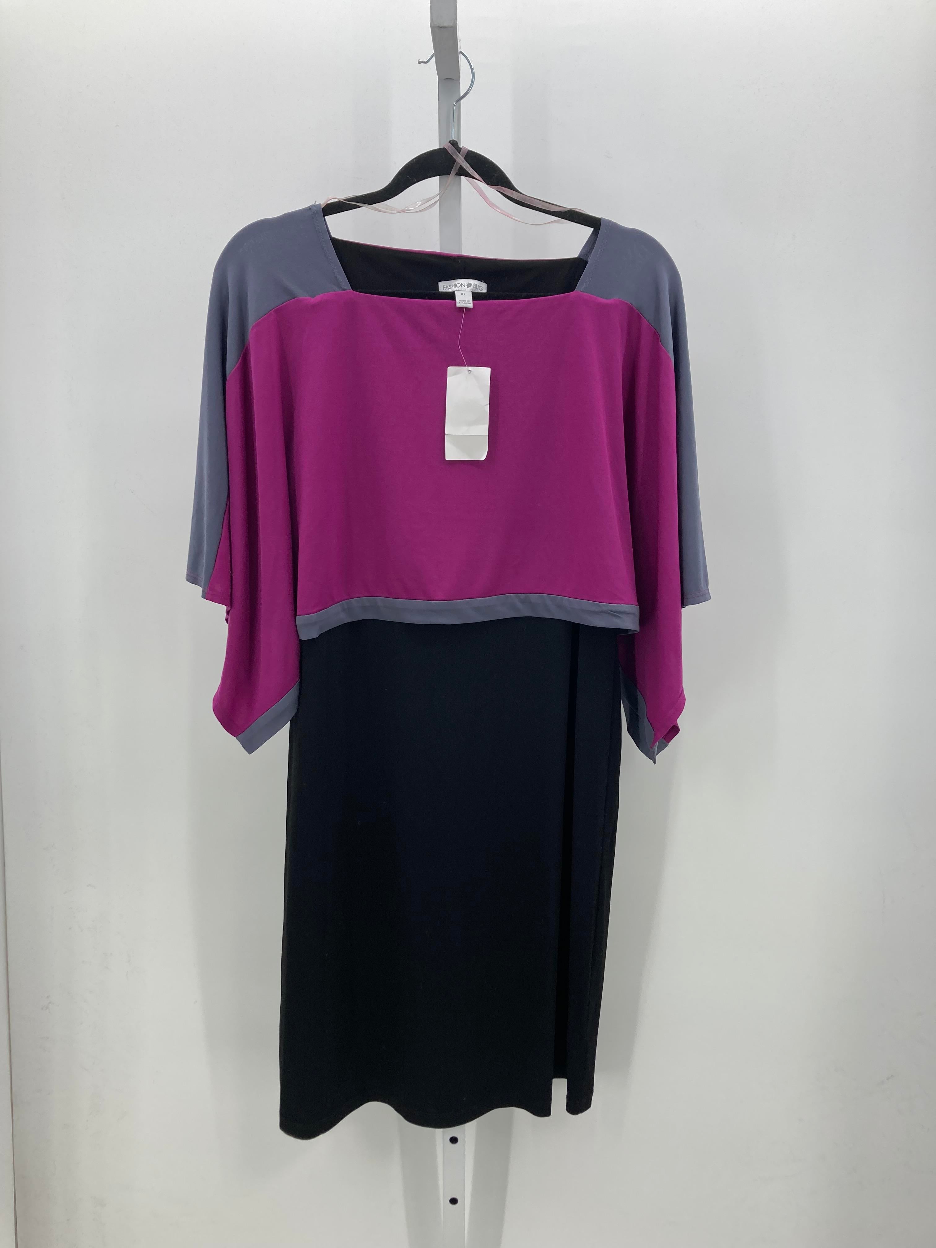 Fashion Bug Size Extra Large Misses Short Sleeve Dress