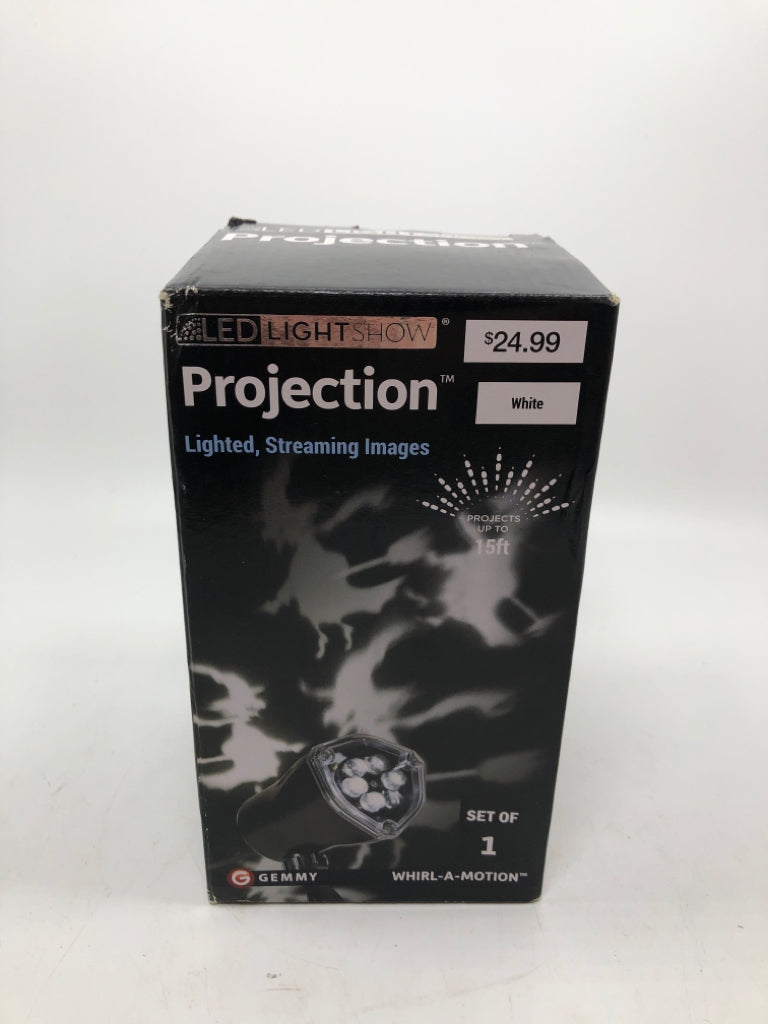 NIB WITCH PROJECTION LIGHT SHOW.