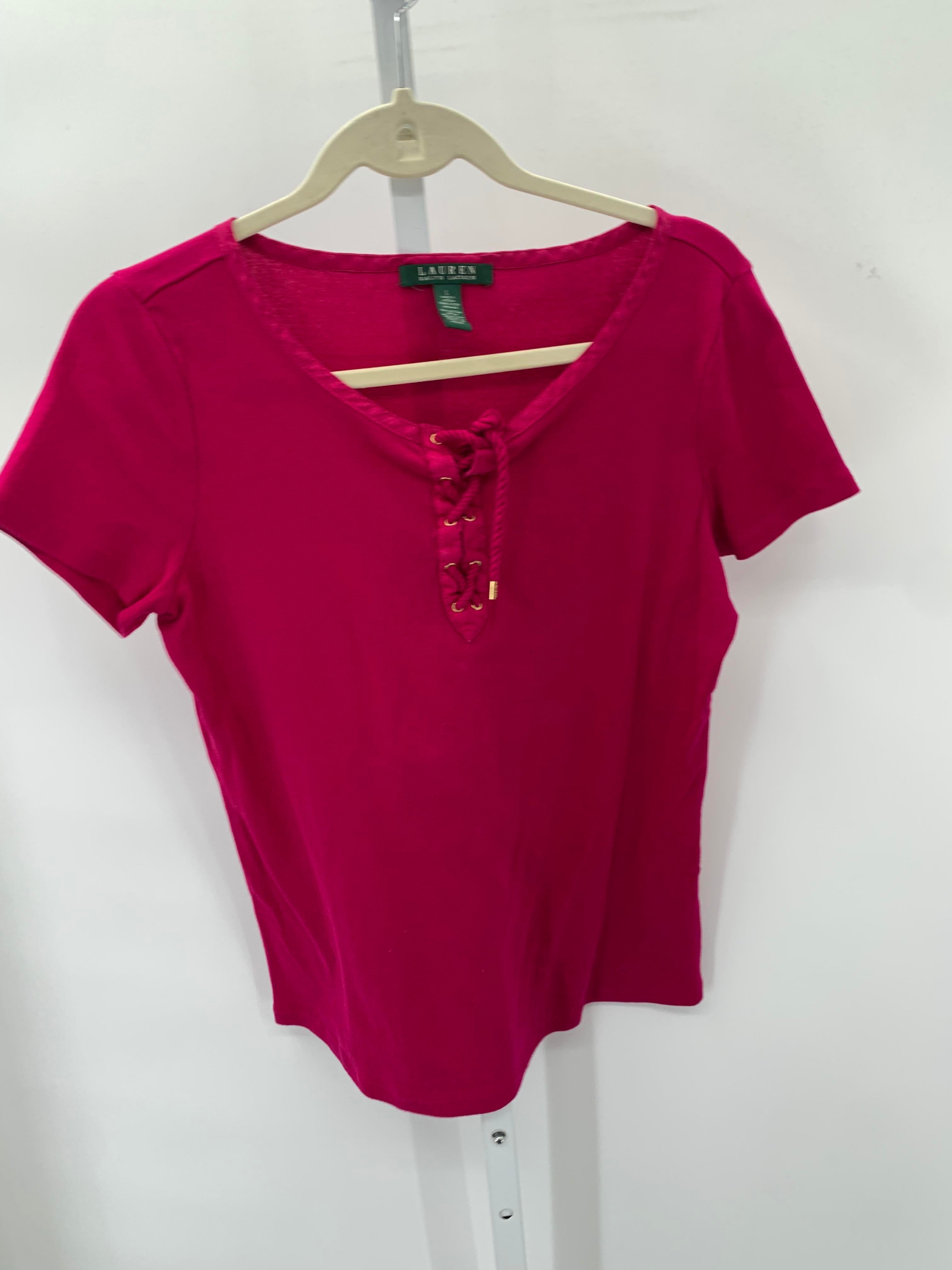 Ralph Lauren Size Large Misses Short Sleeve Shirt