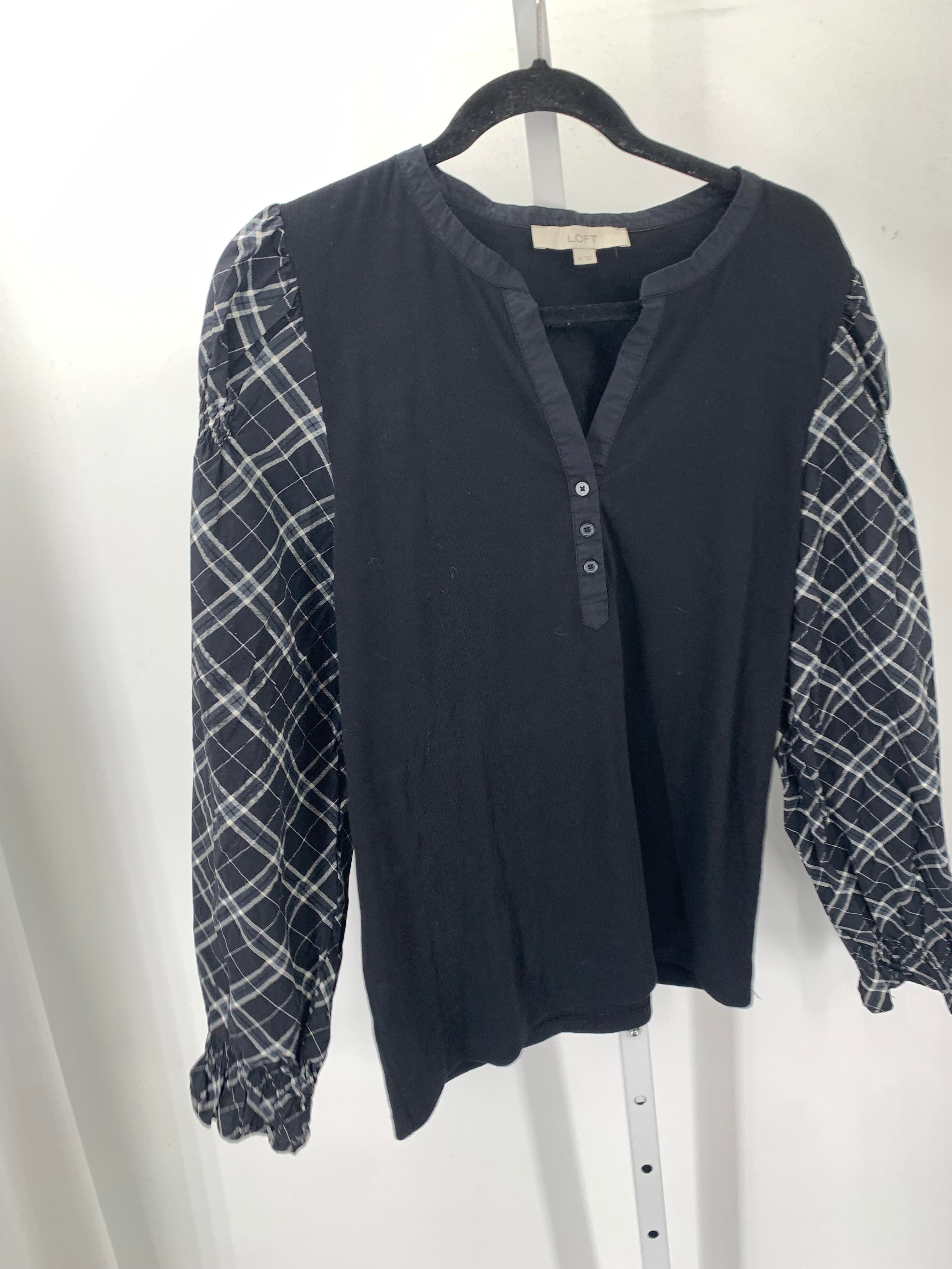 Loft Size Extra Large Misses Long Sleeve Shirt