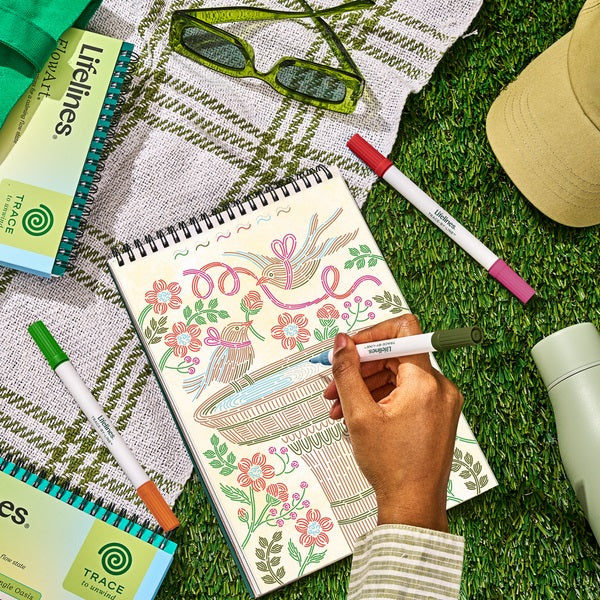 New FlowArt® : Trace-By-Line, Woodland Whimsy