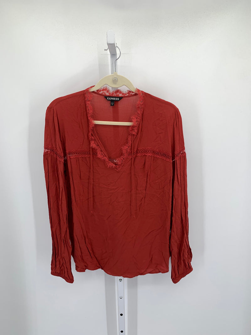 Express Size Small Misses Long Sleeve Shirt