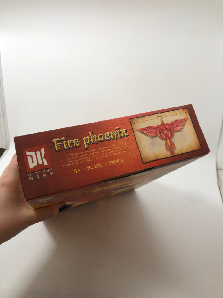NIB FIRE PHOENIX BLOCK BUILDING CRAFT.
