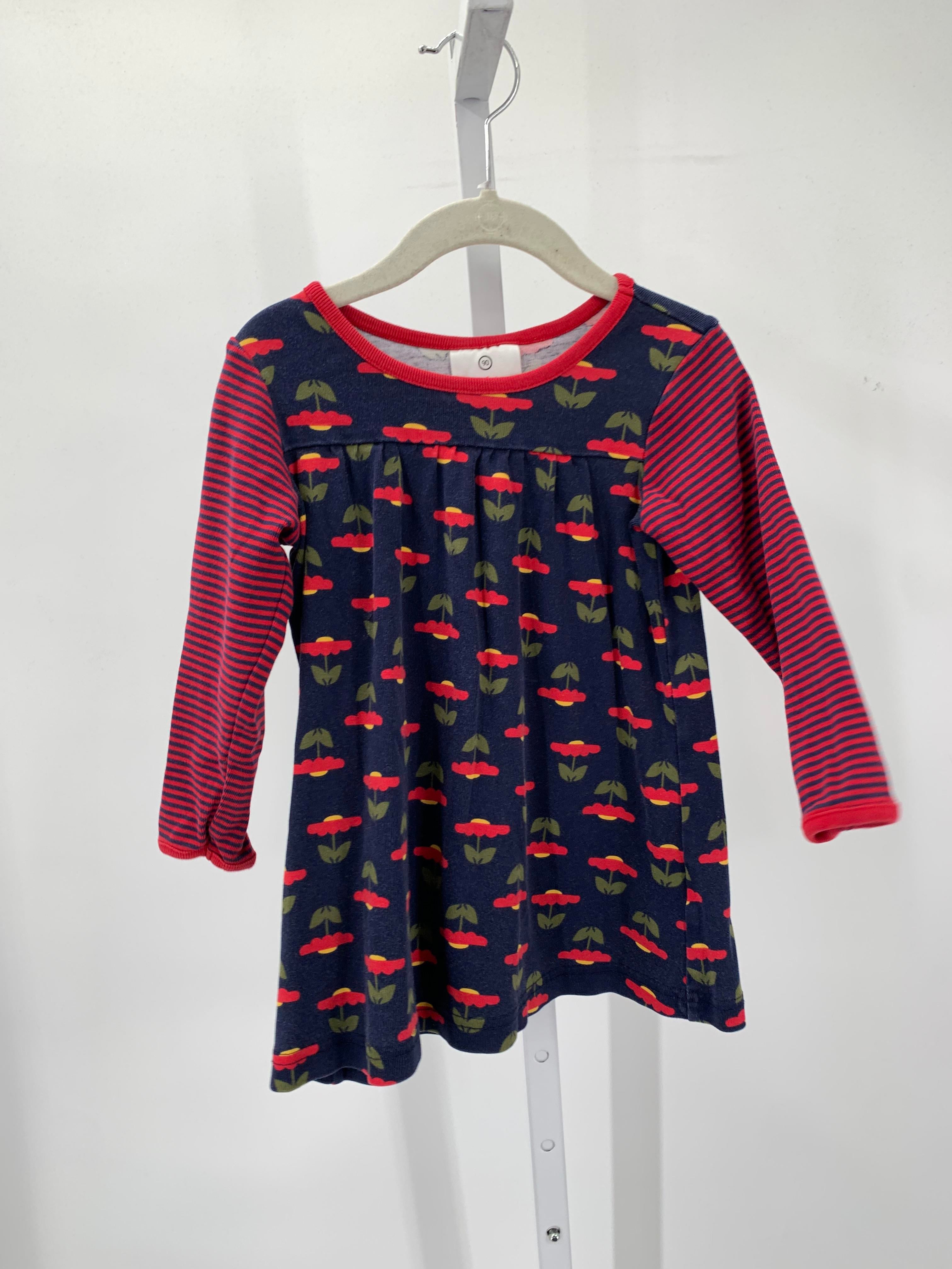 Hanna Anderson Size 3T Girls Long Sleeve Dress