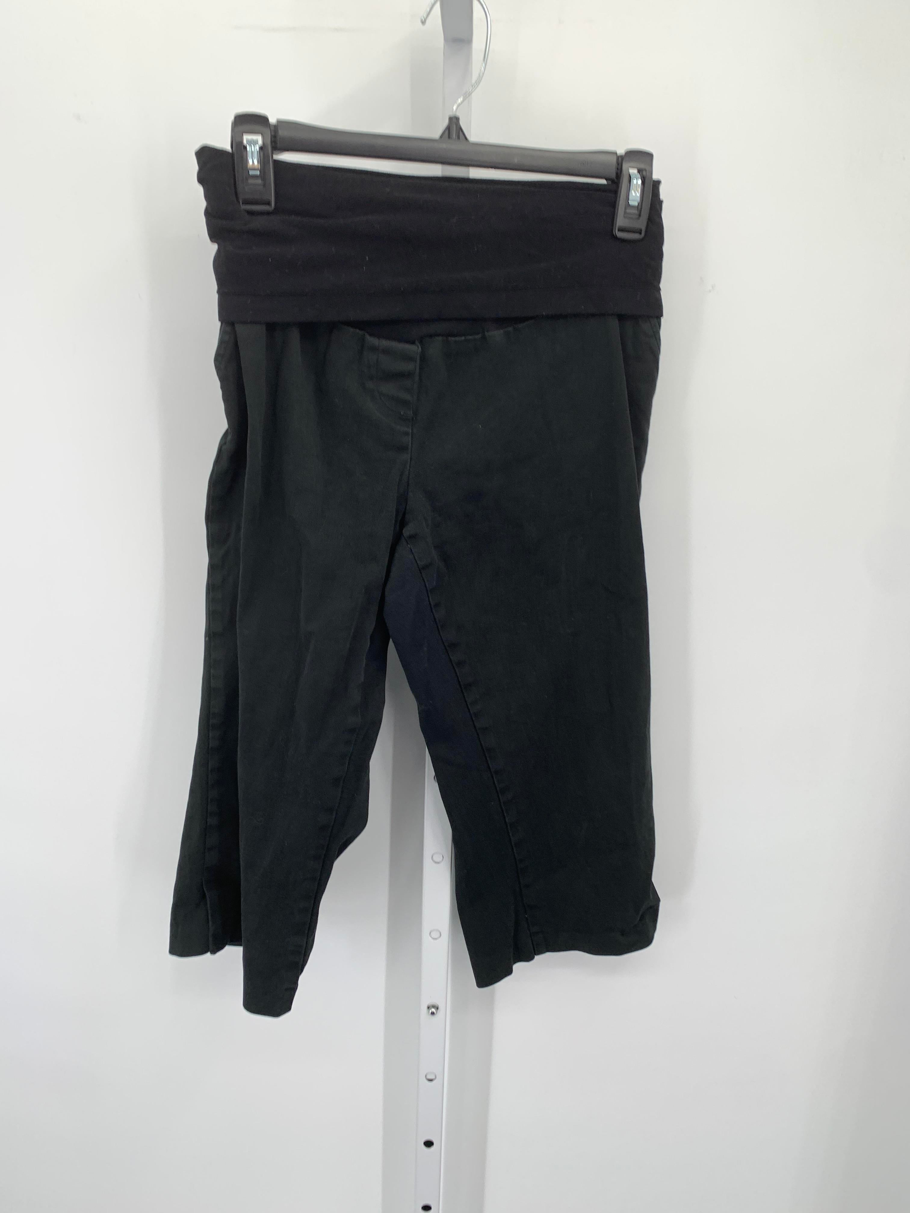 Motherhood Black Size Extra Large Maternity Capri