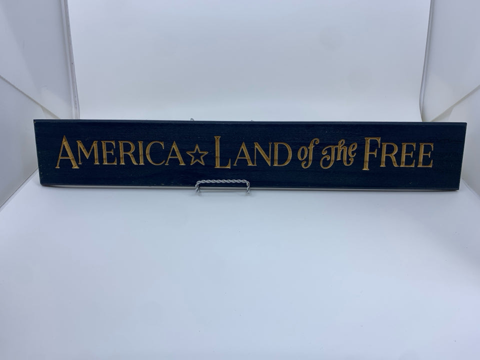 AMERICA * LAND OF FREE.
