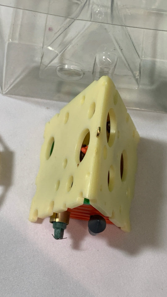VTG HALLMARK SWISS CHEESE LANE ORNAMENT.