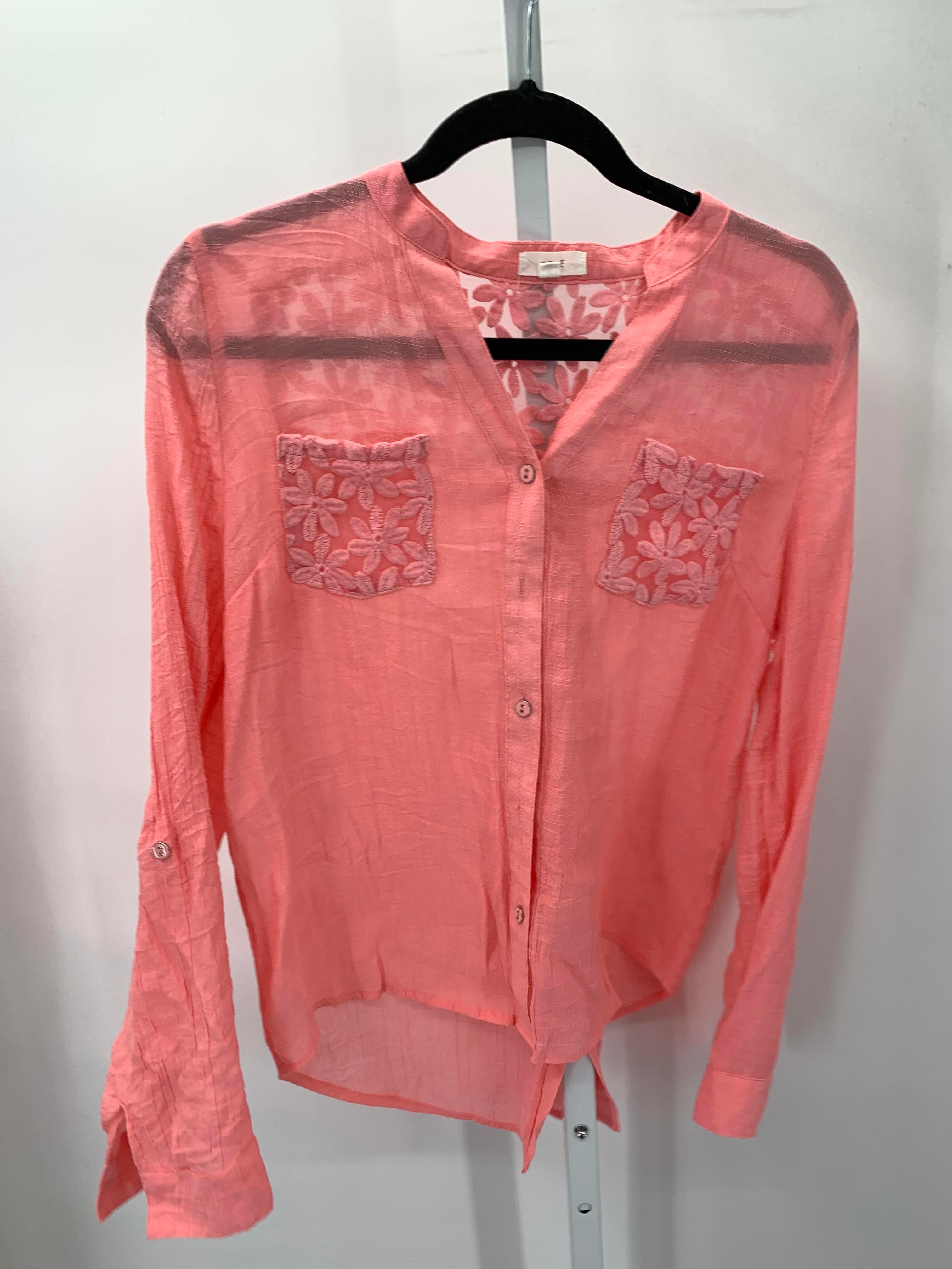 Mine Size Large Juniors Long Sleeve Shirt