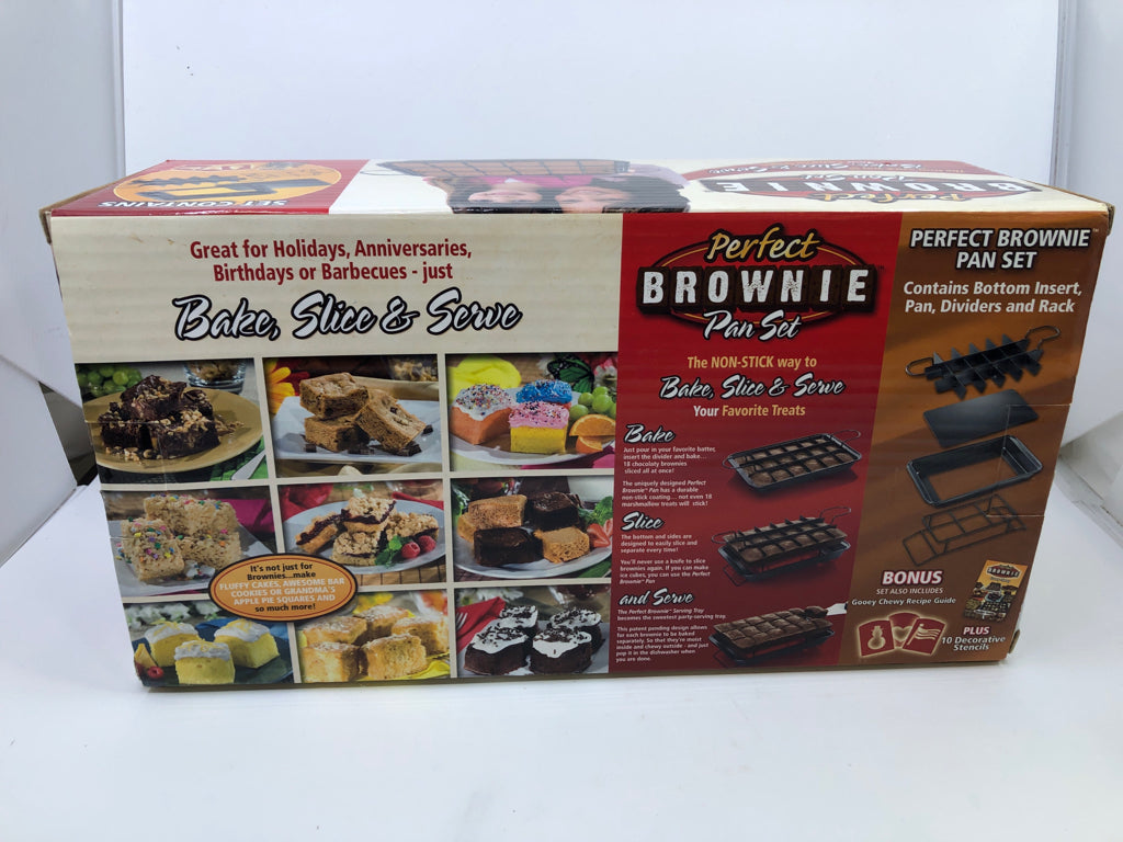 NIB BROWNIE PAN.