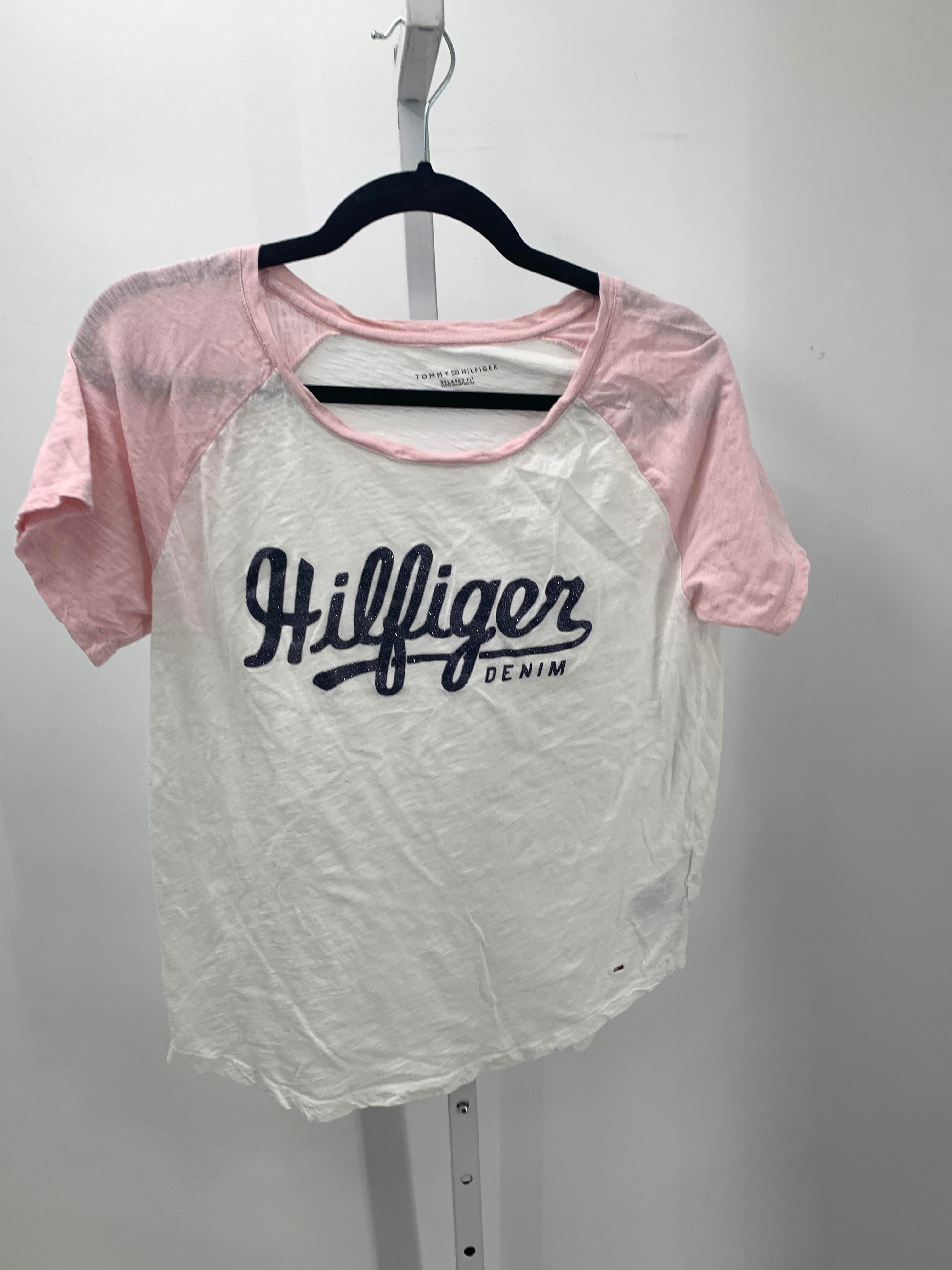 Tommy Hilfiger Size Large Misses Short Sleeve Shirt