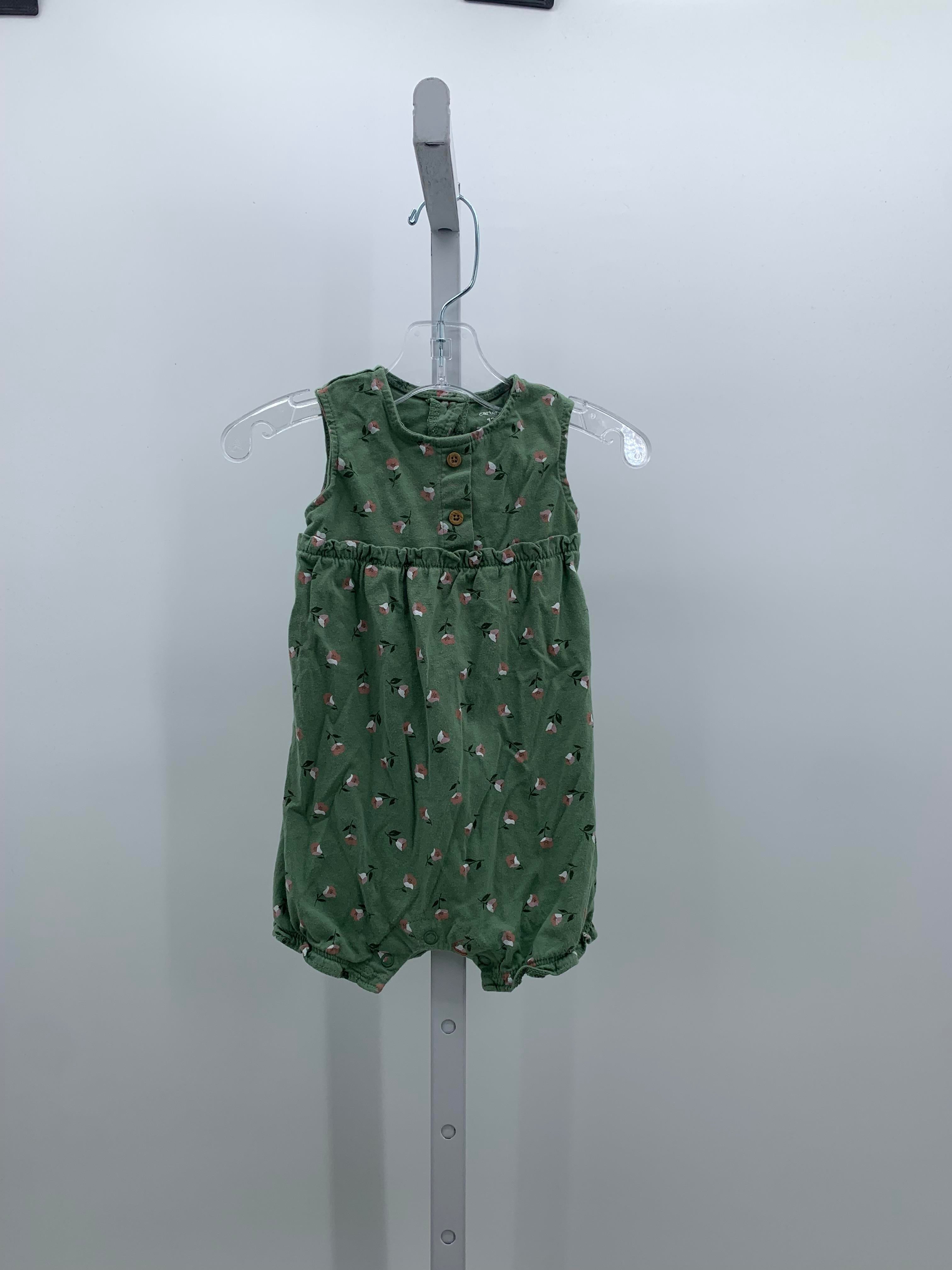 Carters Size 12 Months Girls Sleeveless Romper