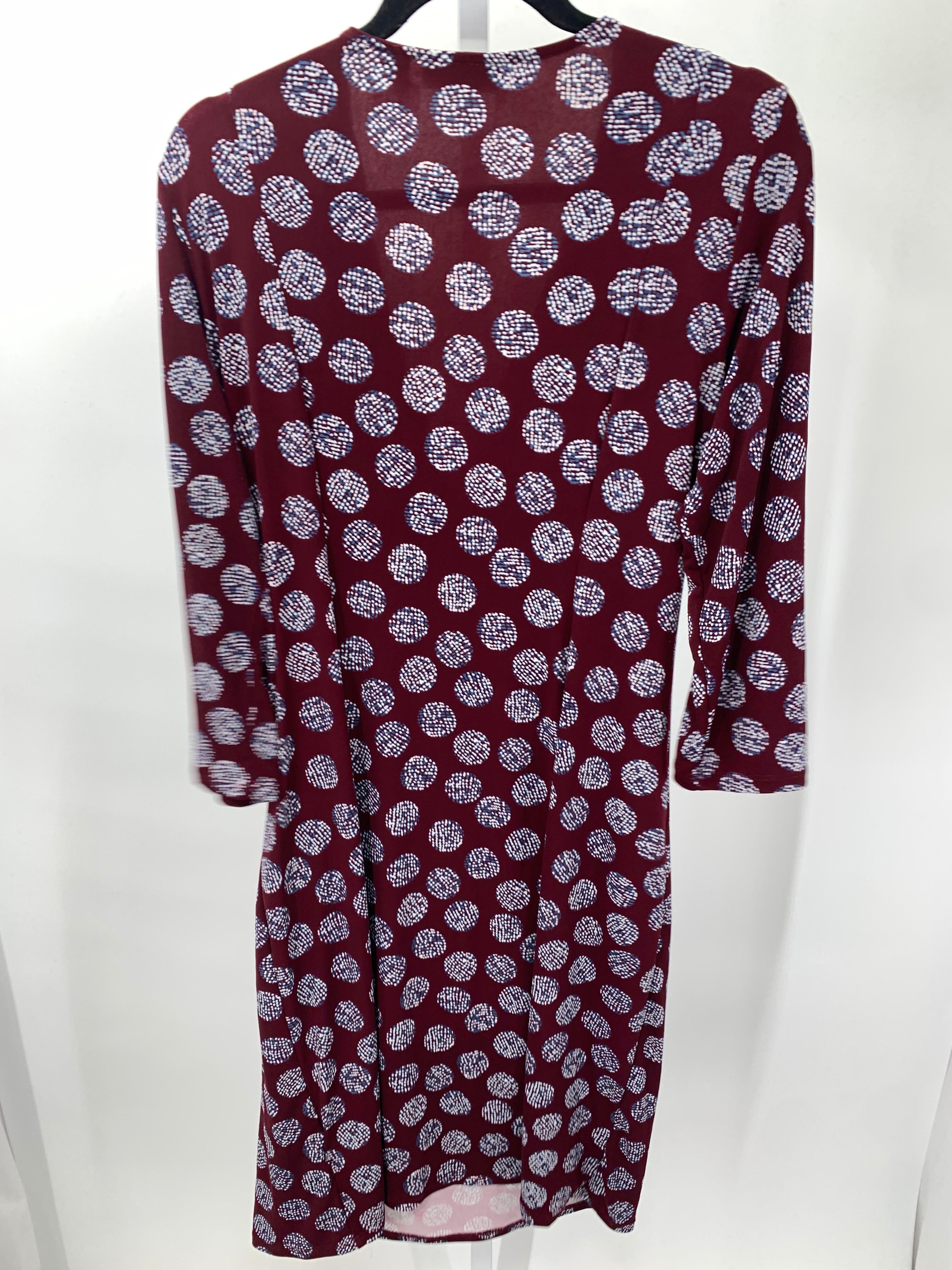 Susan Graver Size Medium Misses 3/4 Sleeve Dress
